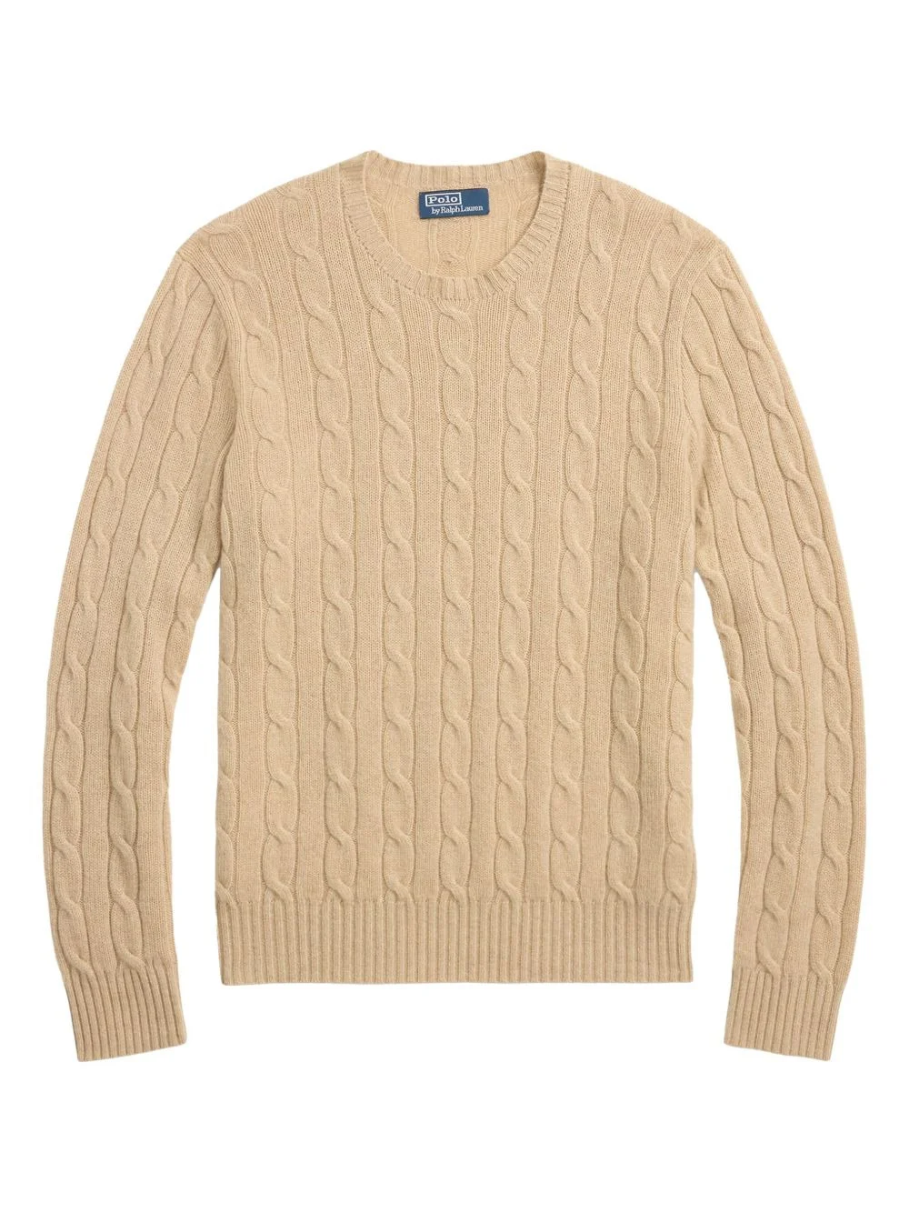 cable-knit cashmere sweater - 1