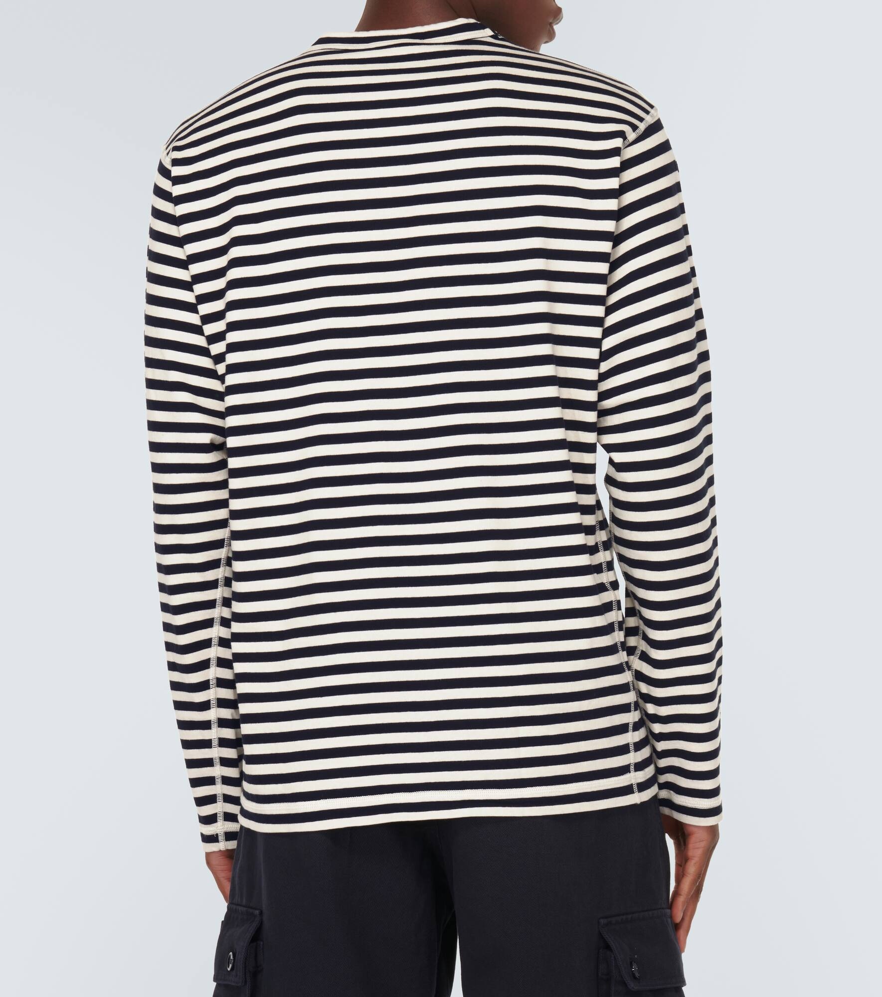 Striped cotton jersey T-shirt - 4