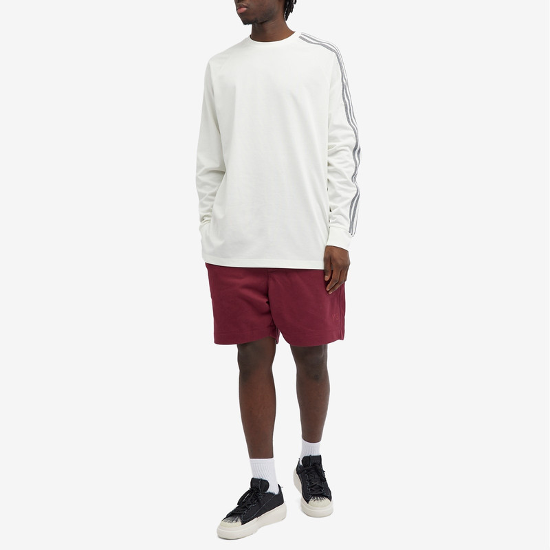 Y-3 3 Stripe Long sleeve T-shirt 4