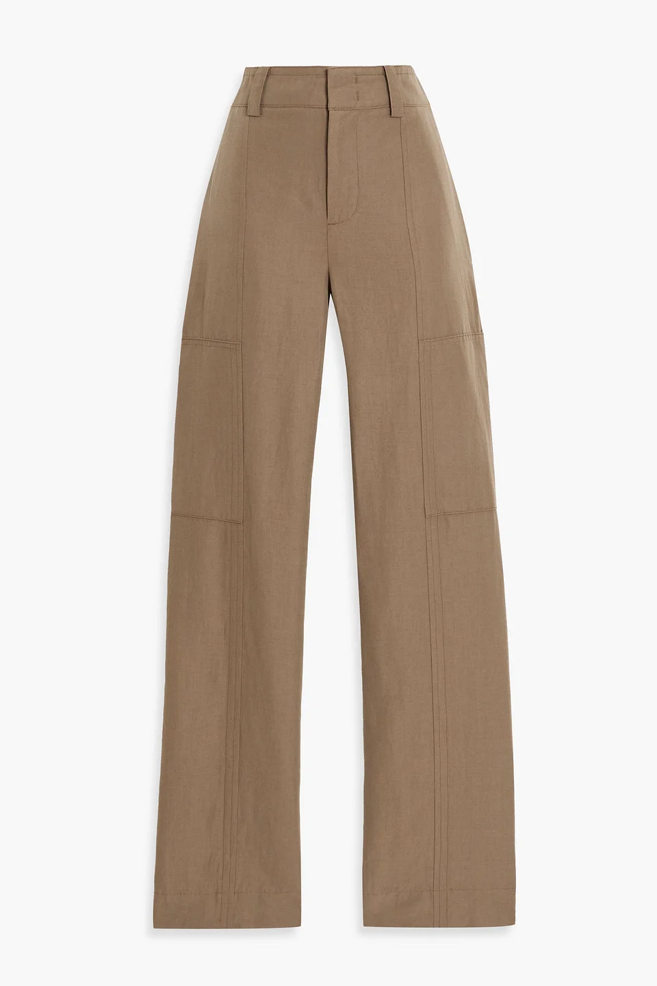 Canvas wide-leg pants - 1