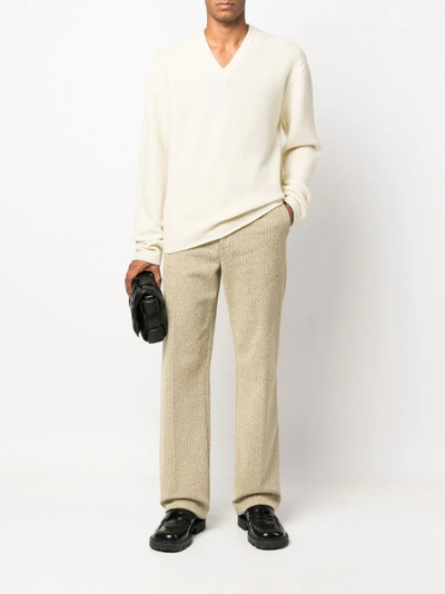 Lemaire V-neck wool jumper outlook