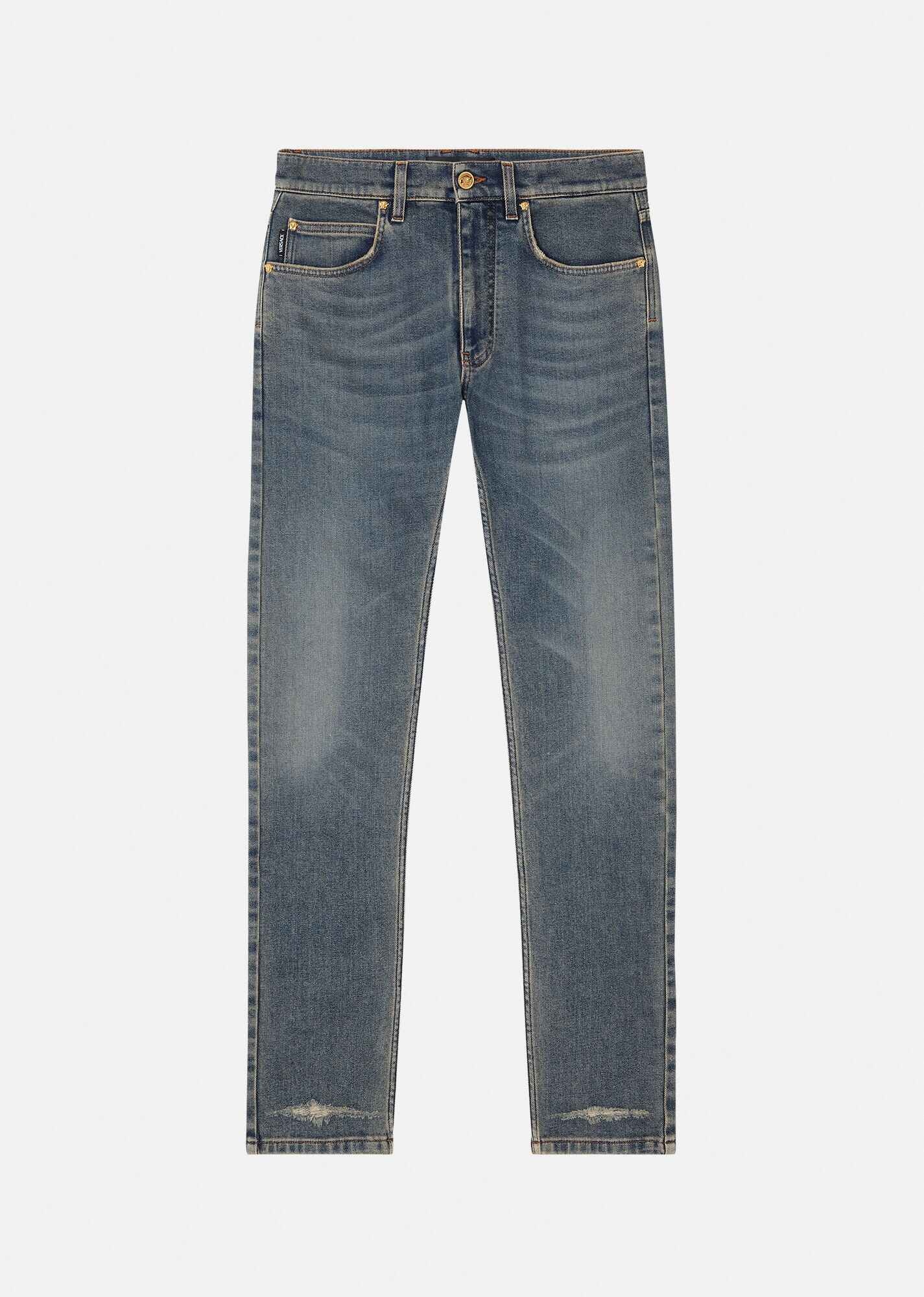 Slim-Fit Denim Jeans - 1