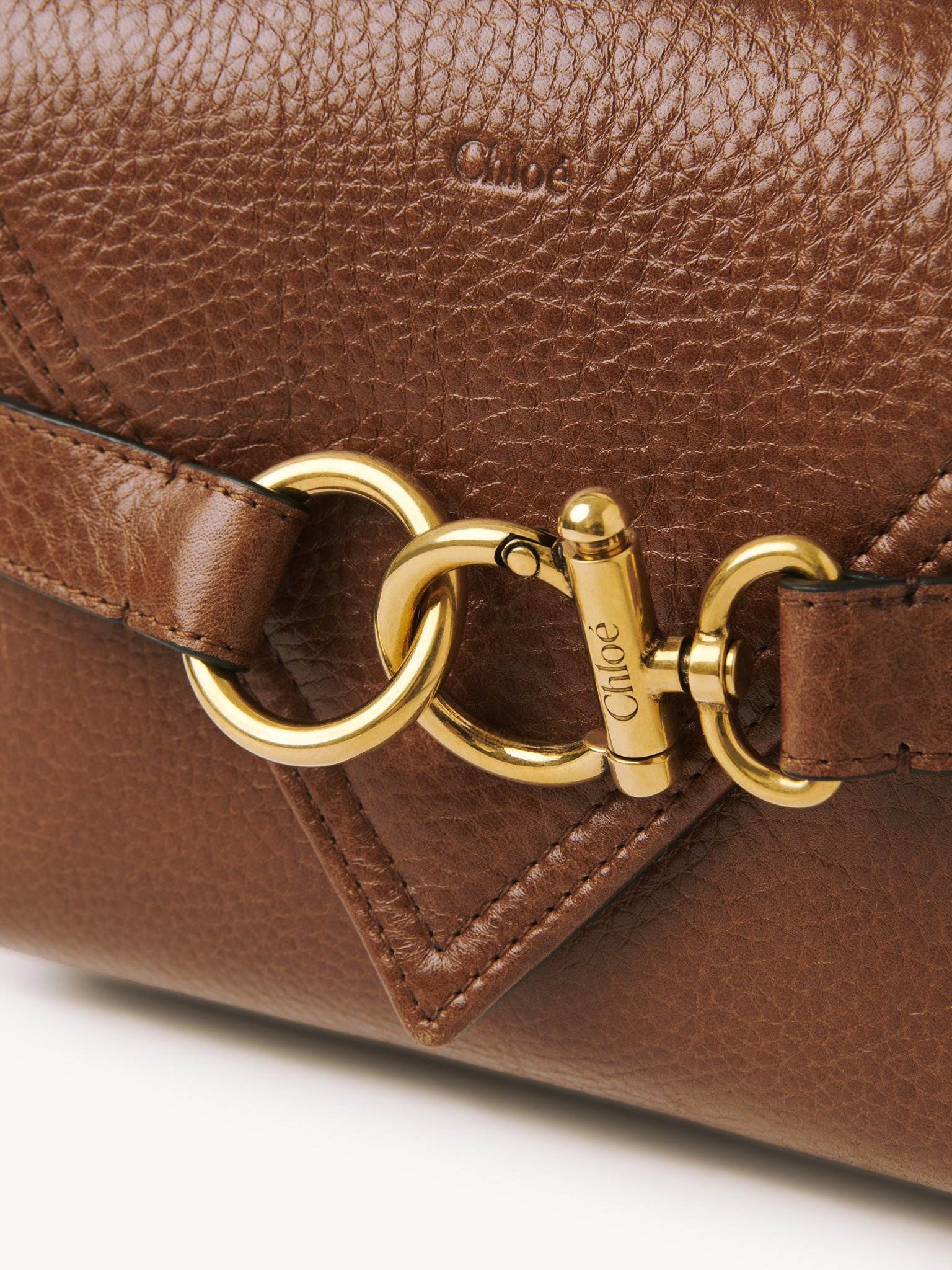 MINI CROSSBODY CAPE BAG IN GRAINED LEATHER - 5