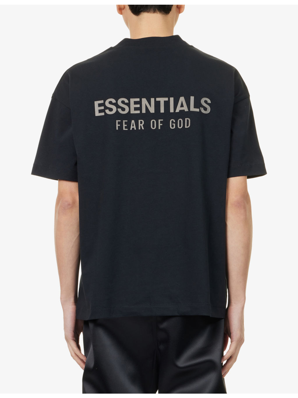 Embossed-Branding Relaxed-Fit Cotton-Jersey T-Shirt - 4