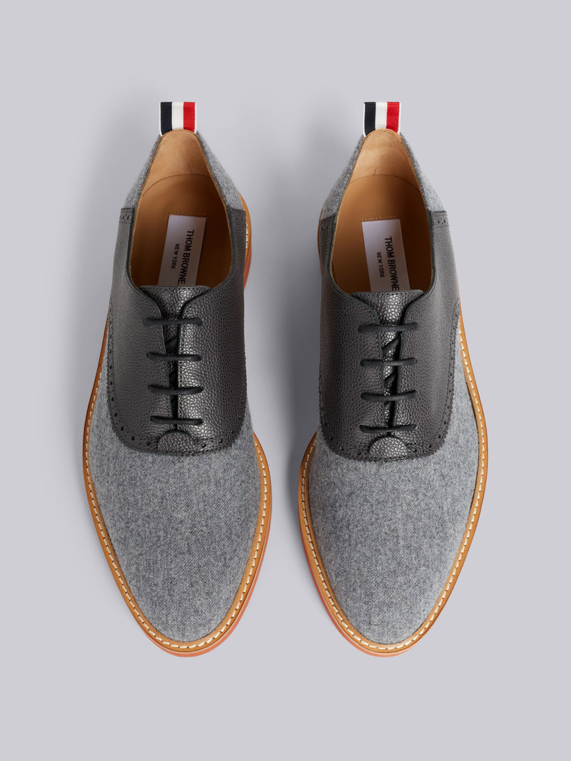 panelled Derby shoes 4
