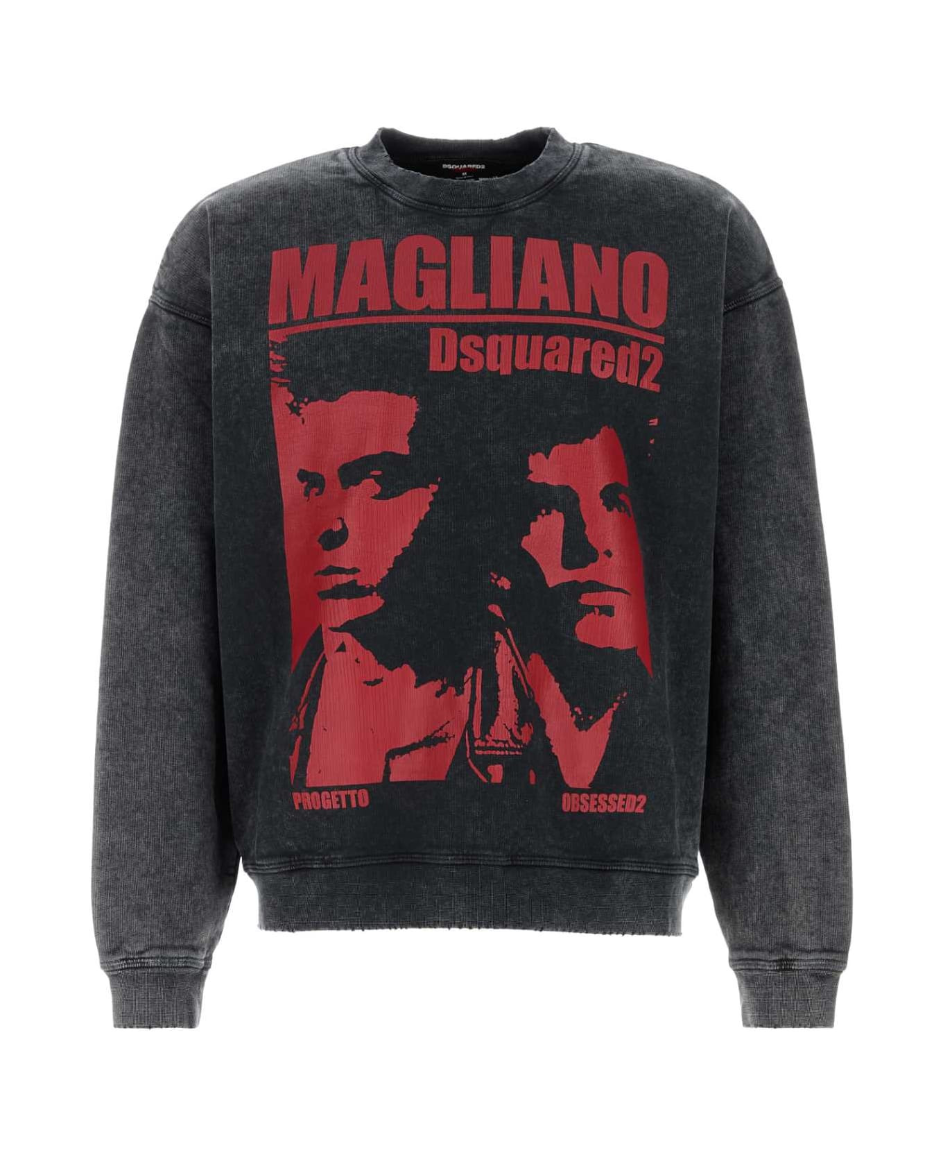 Slated Cotton Dsquared X Magliano Sweatshirt - 1