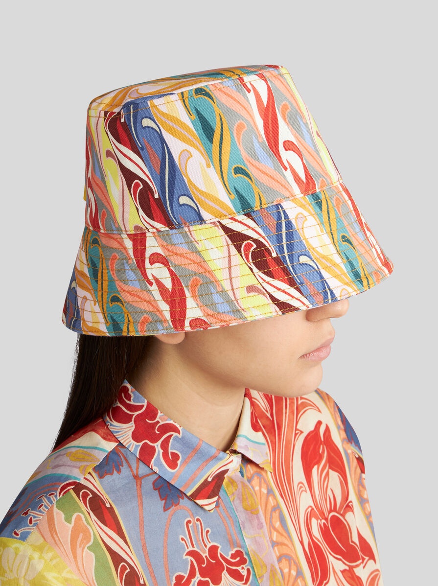 BUCKET HAT WITH ETRO SUMMER PRINT - 2