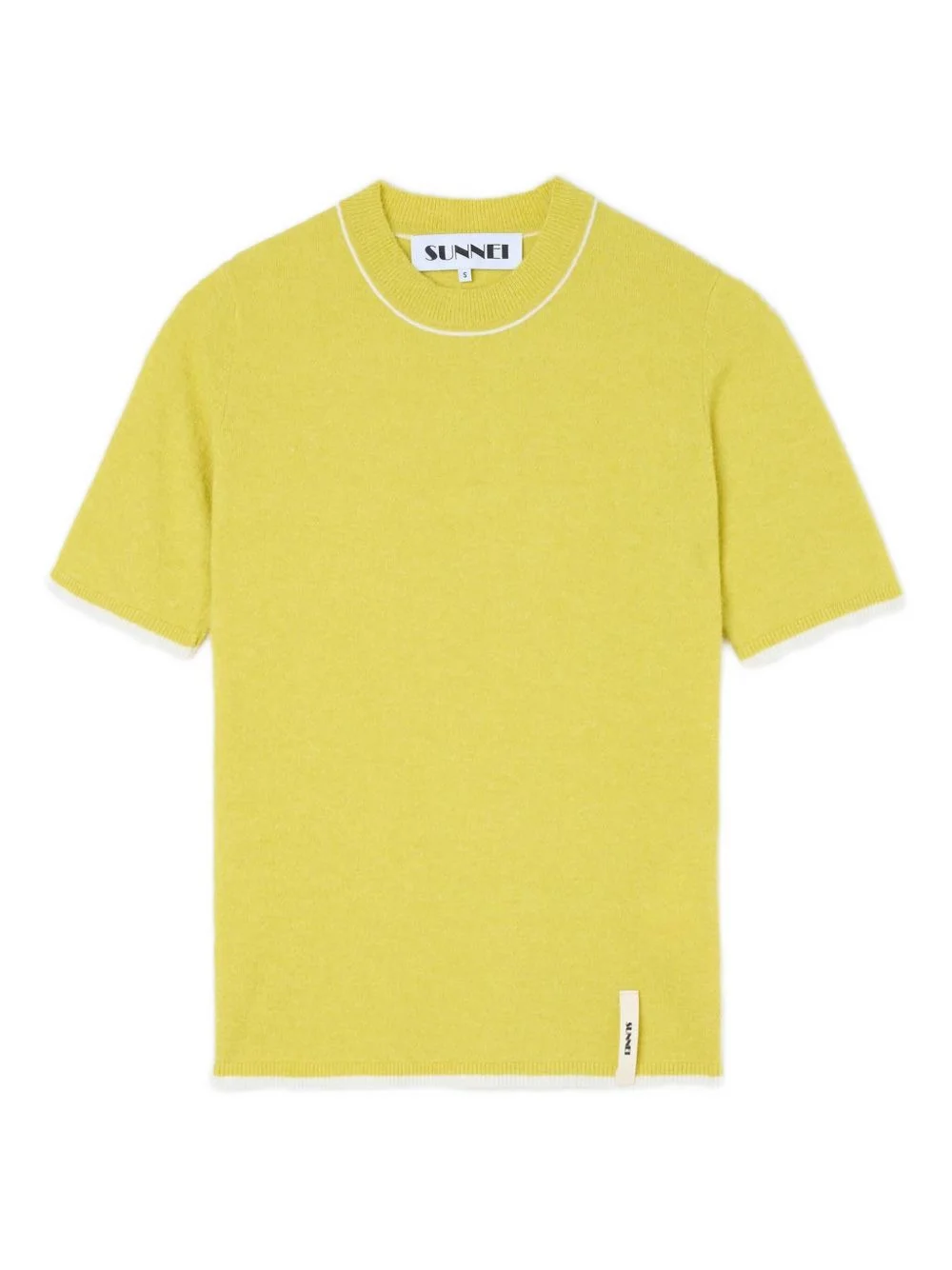 short-sleeve knit T-shirt - 1