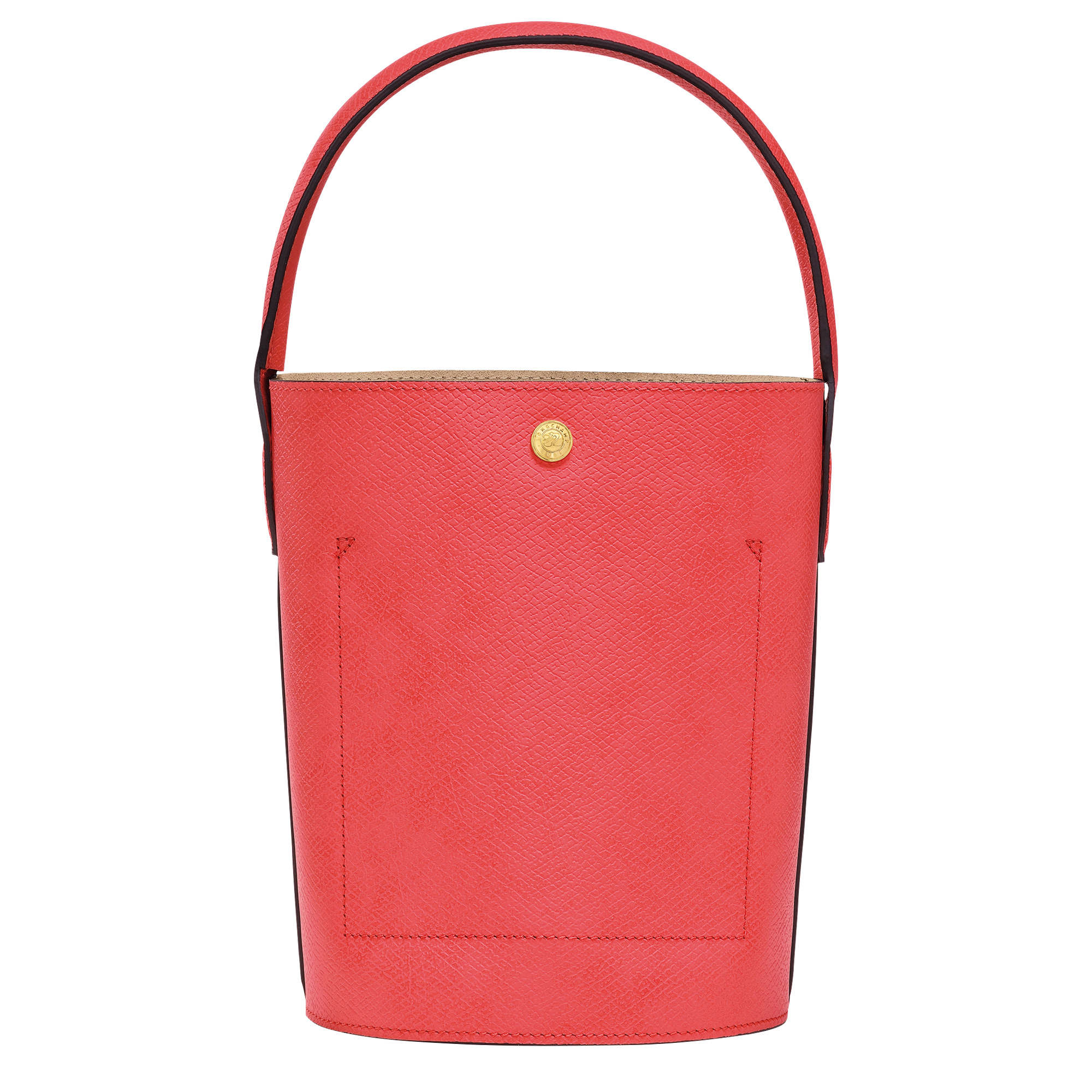 Épure S Bucket bag Strawberry - Leather - 4