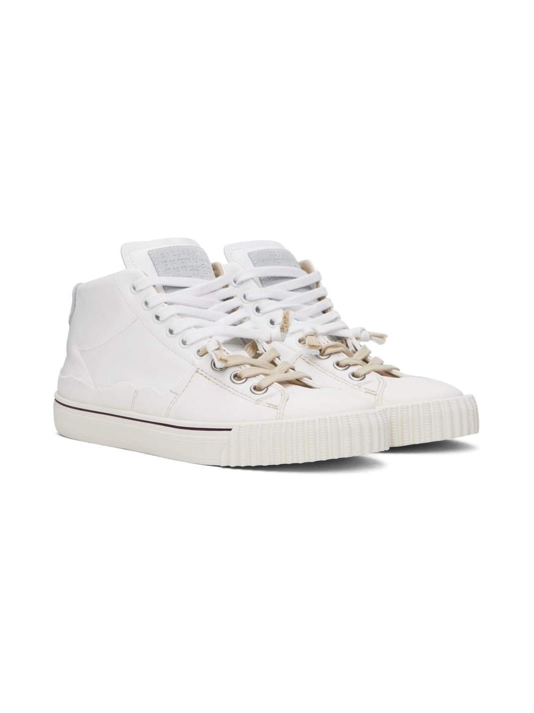 White New Evolution Sneakers - 4