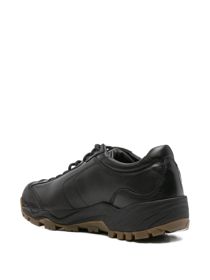leather panelled sneakers 3