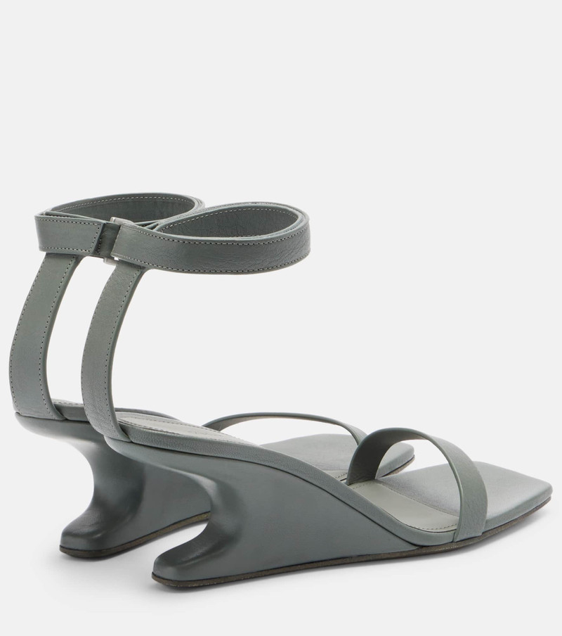 Rick Owens Cantilever leather sandals outlook