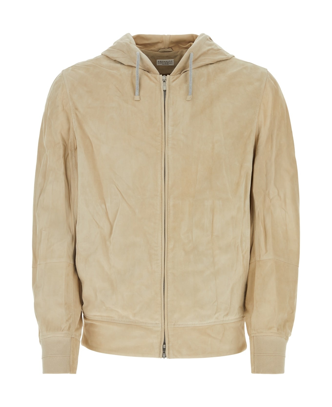 ブルゾン Brunello Cucinelli Giubbino In Canvas Idrorepellente Con Cap Brunello Cucinelli Water-resistant techno cotton gabardine