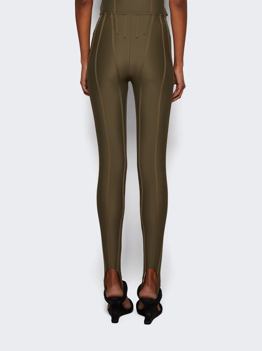 Corset Leggings Khaki - 5