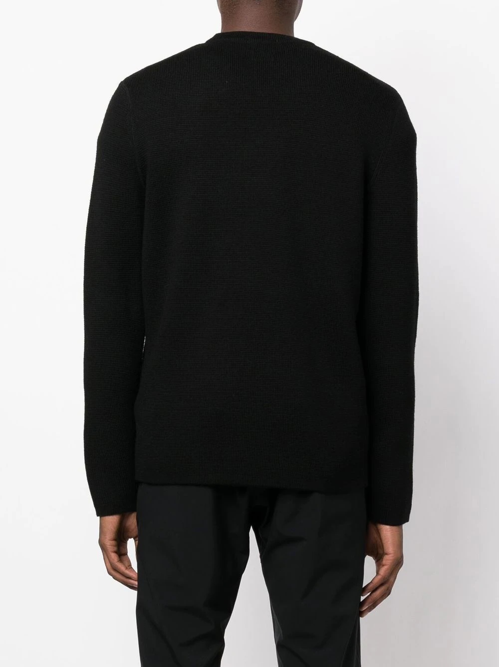 crew-neck zip-pocket jumper - 4