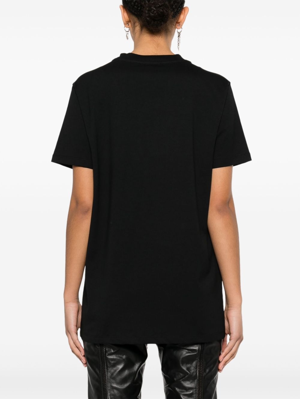 raised-logo T-shirt - 4