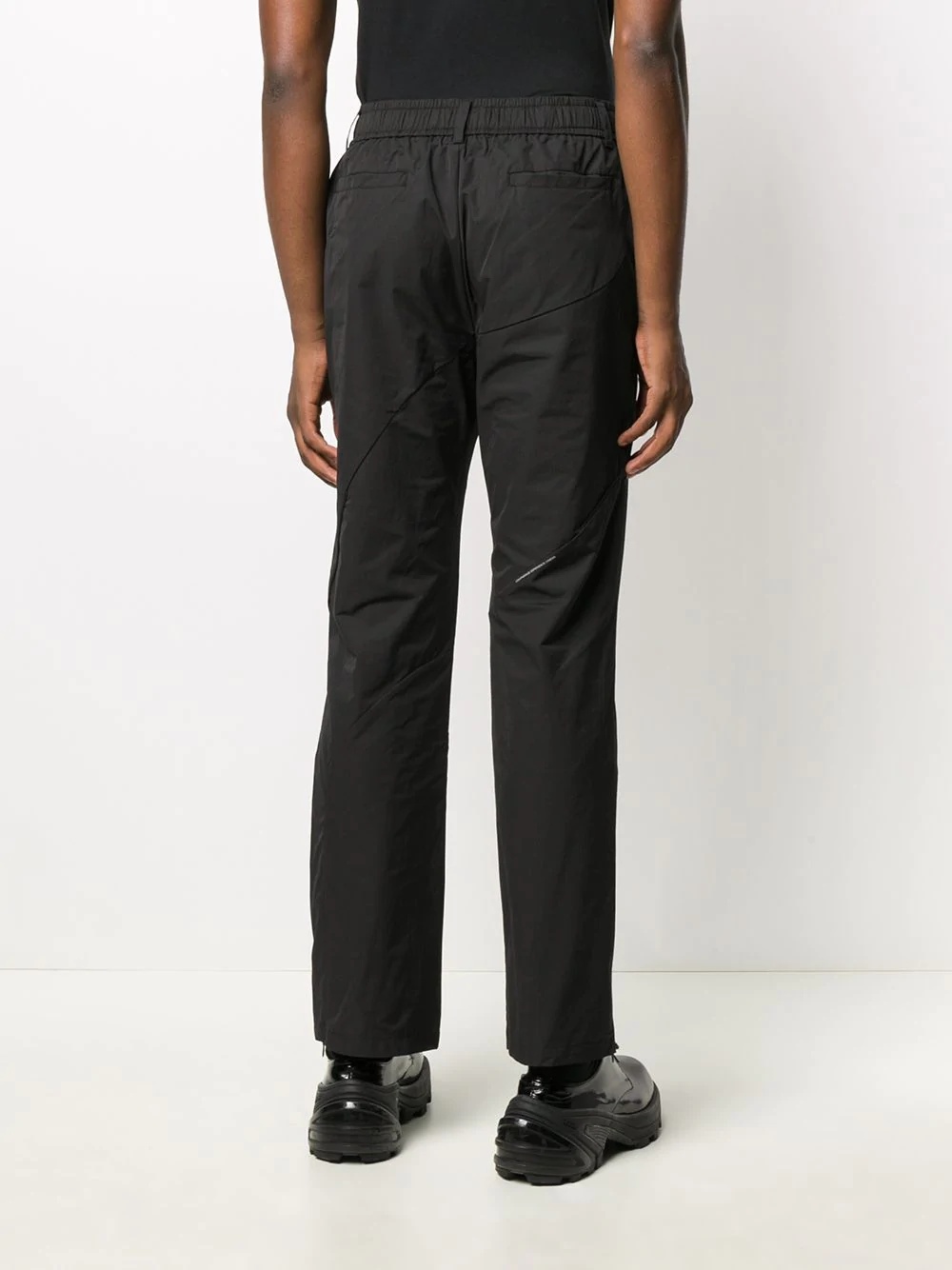 belted straight-leg trousers  - 4