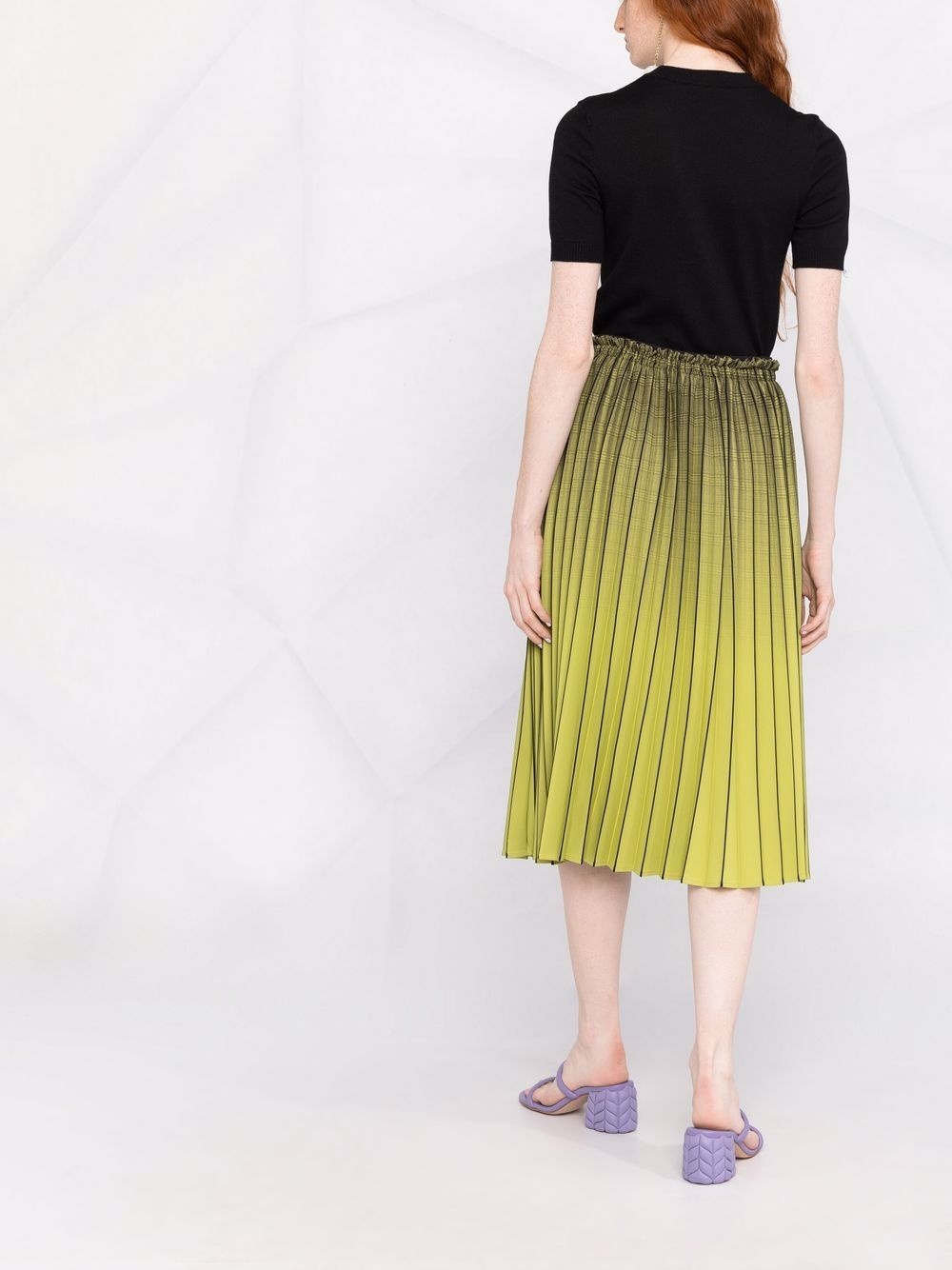 logo-jacquard knitted top - 4