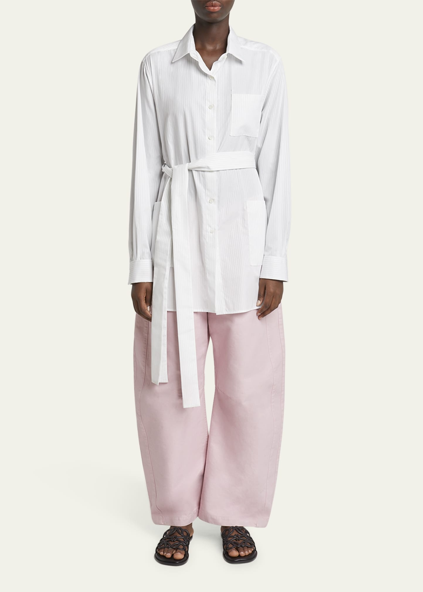 Belted Pajama Blouse - 2