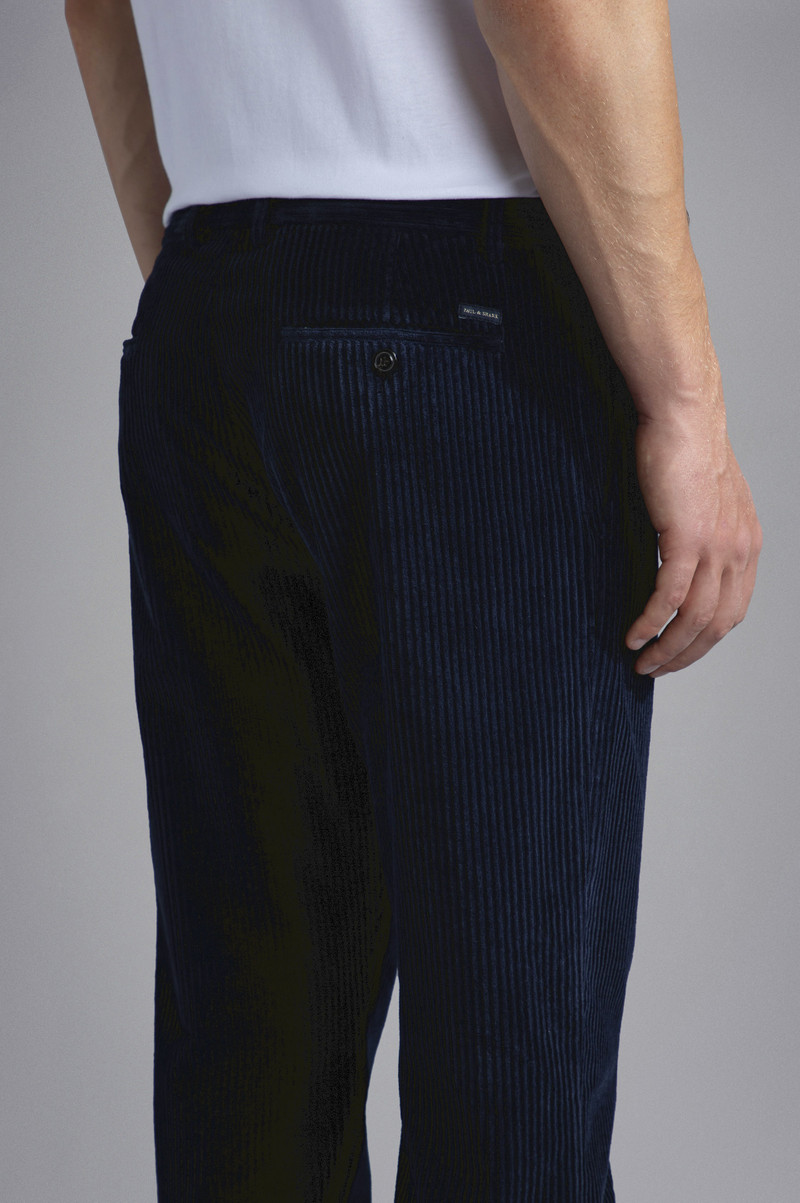 STRETCH VELVET CHINO TROUSERS 4