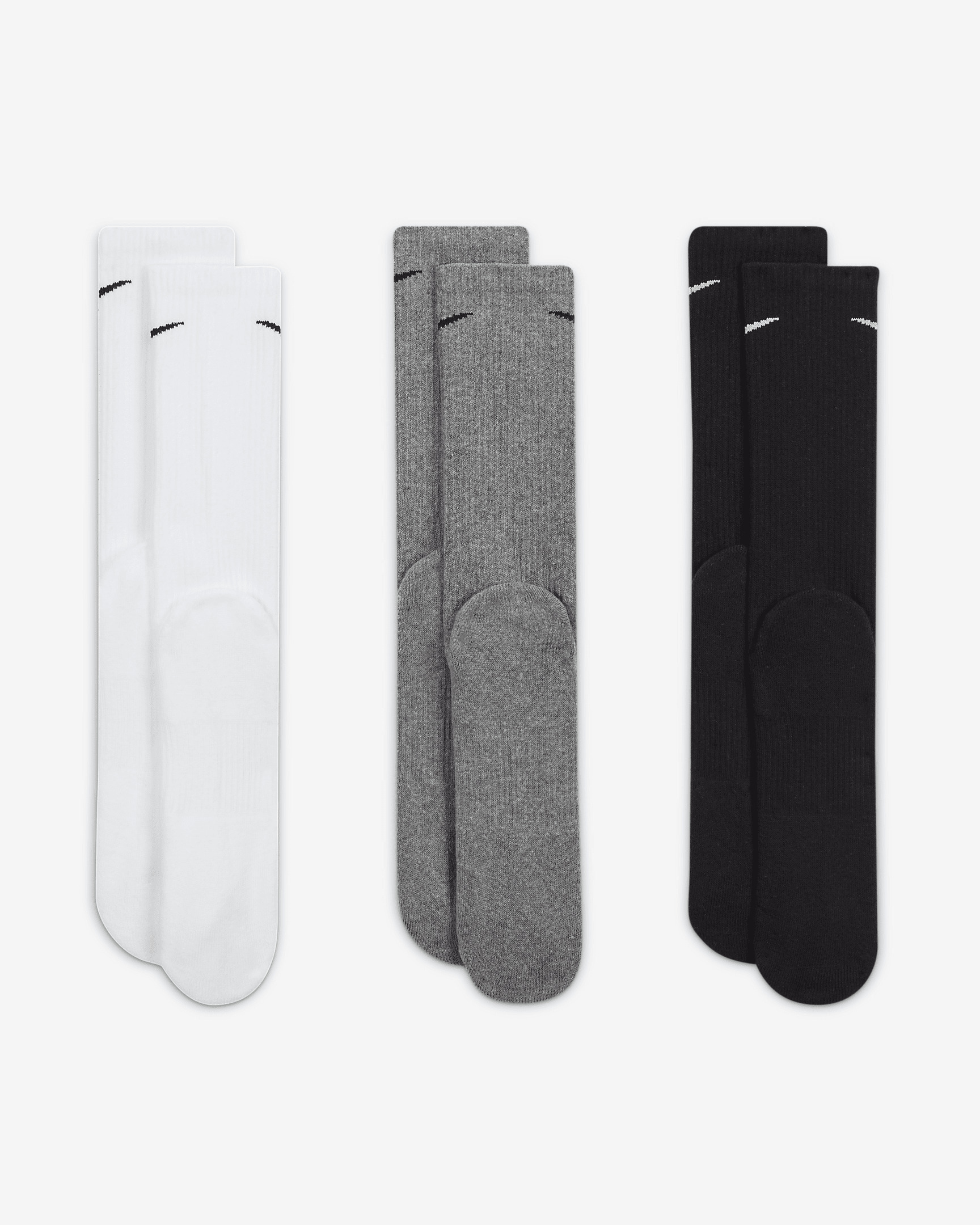 Nike Everyday Plus Cushioned Training Crew Socks (3 Pairs) - 3
