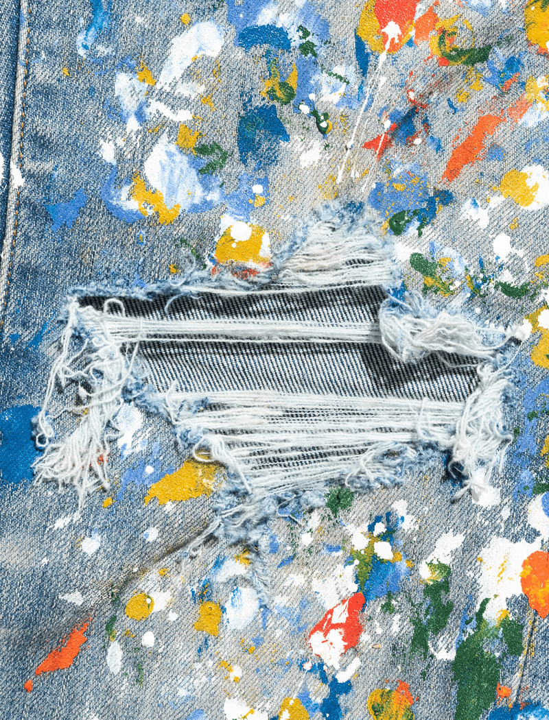 AMIRI SKINNY PAINTER JEANS outlook