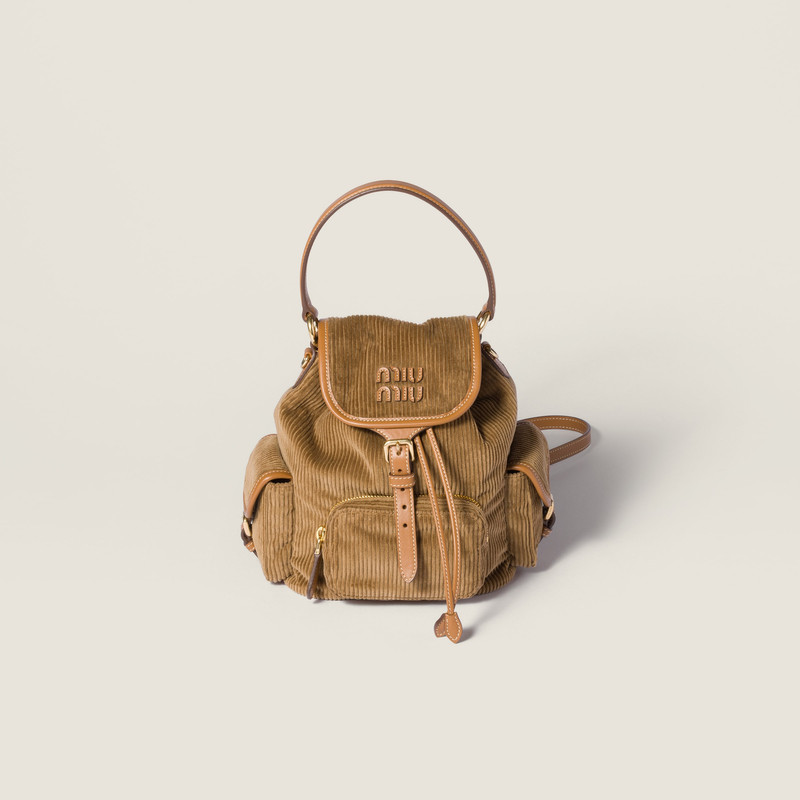 Corduroy backpack 1