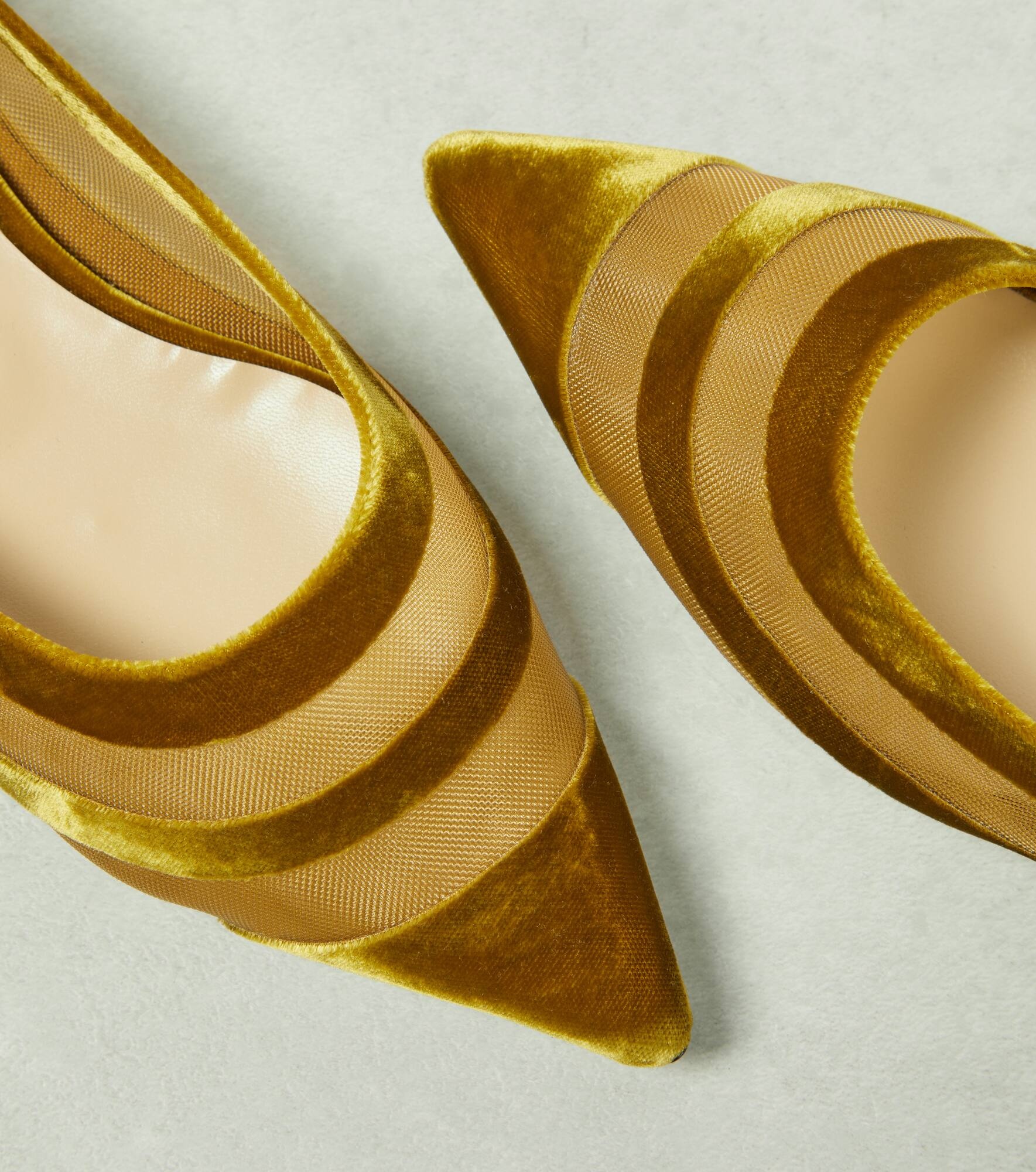 Love velvet-trimmed ballet flats - 6