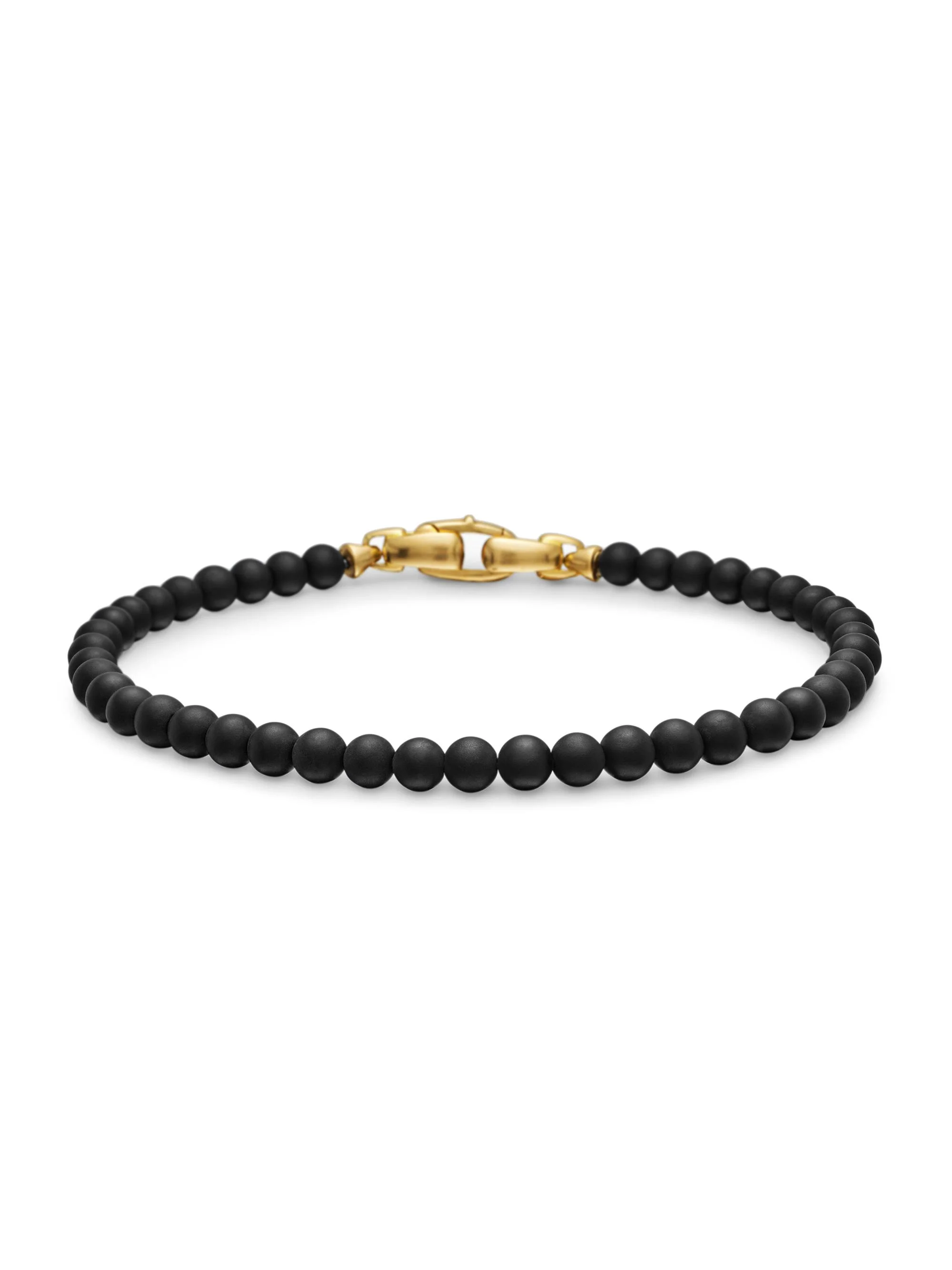 Men's Spiritual Beads Bracelet - Black Onyx - 1