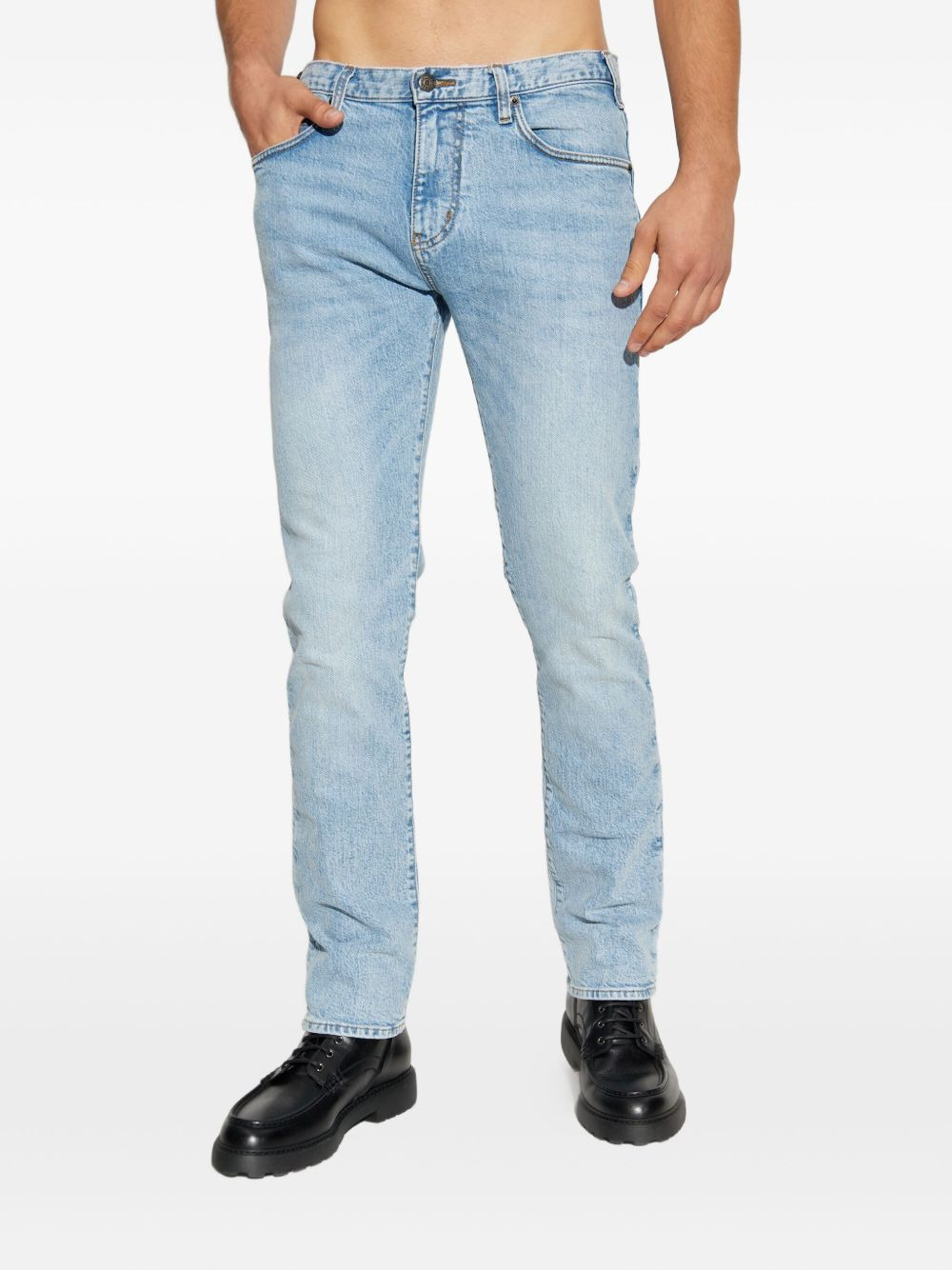 logo-motif jeans - 3
