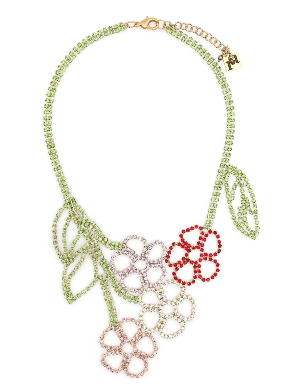 floral-motif necklace - 1