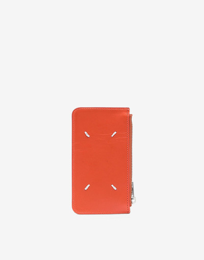 Maison Margiela Grainy leather cardholder outlook