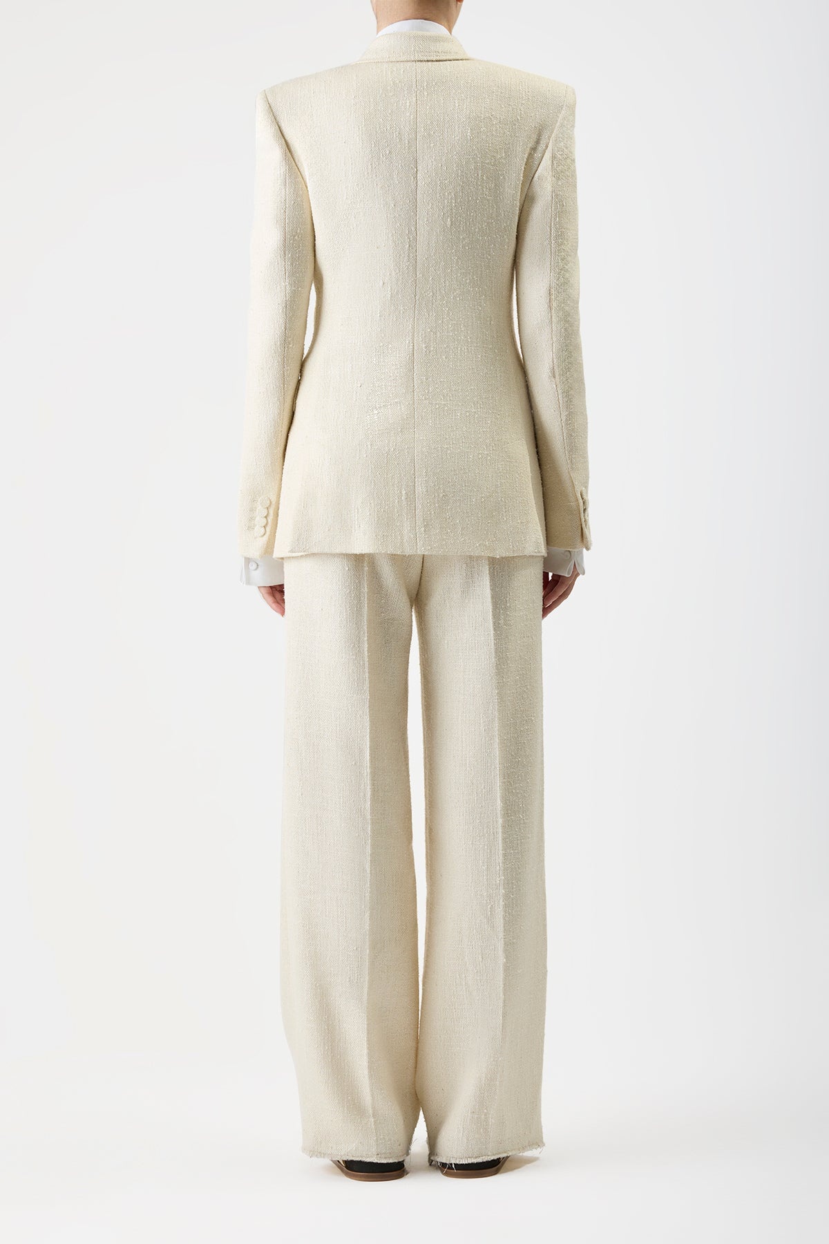 Rhein Pant in Soft Silk Wool - 4