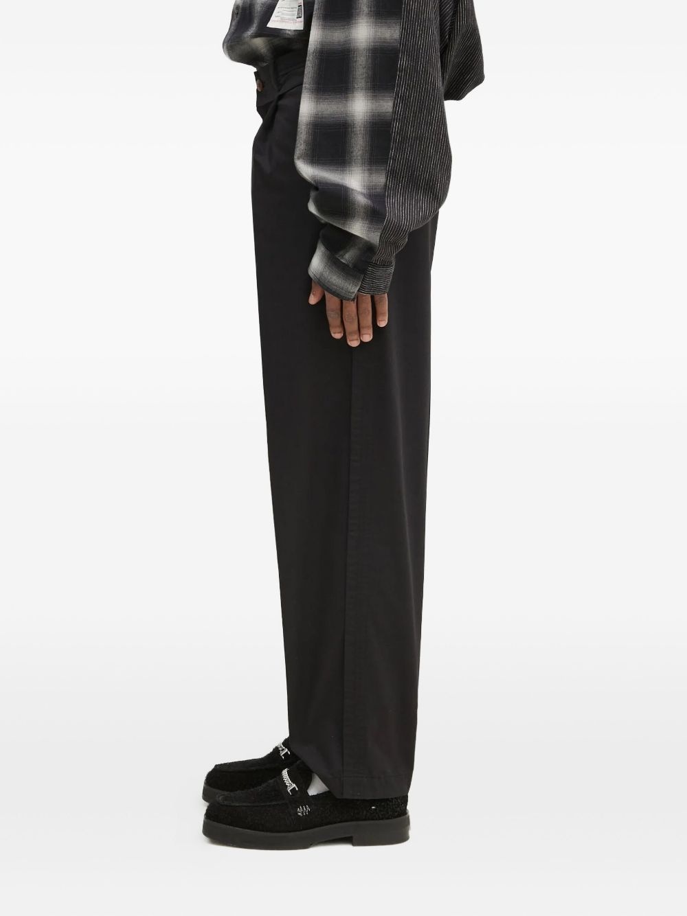 pleated-pocket trousers - 2