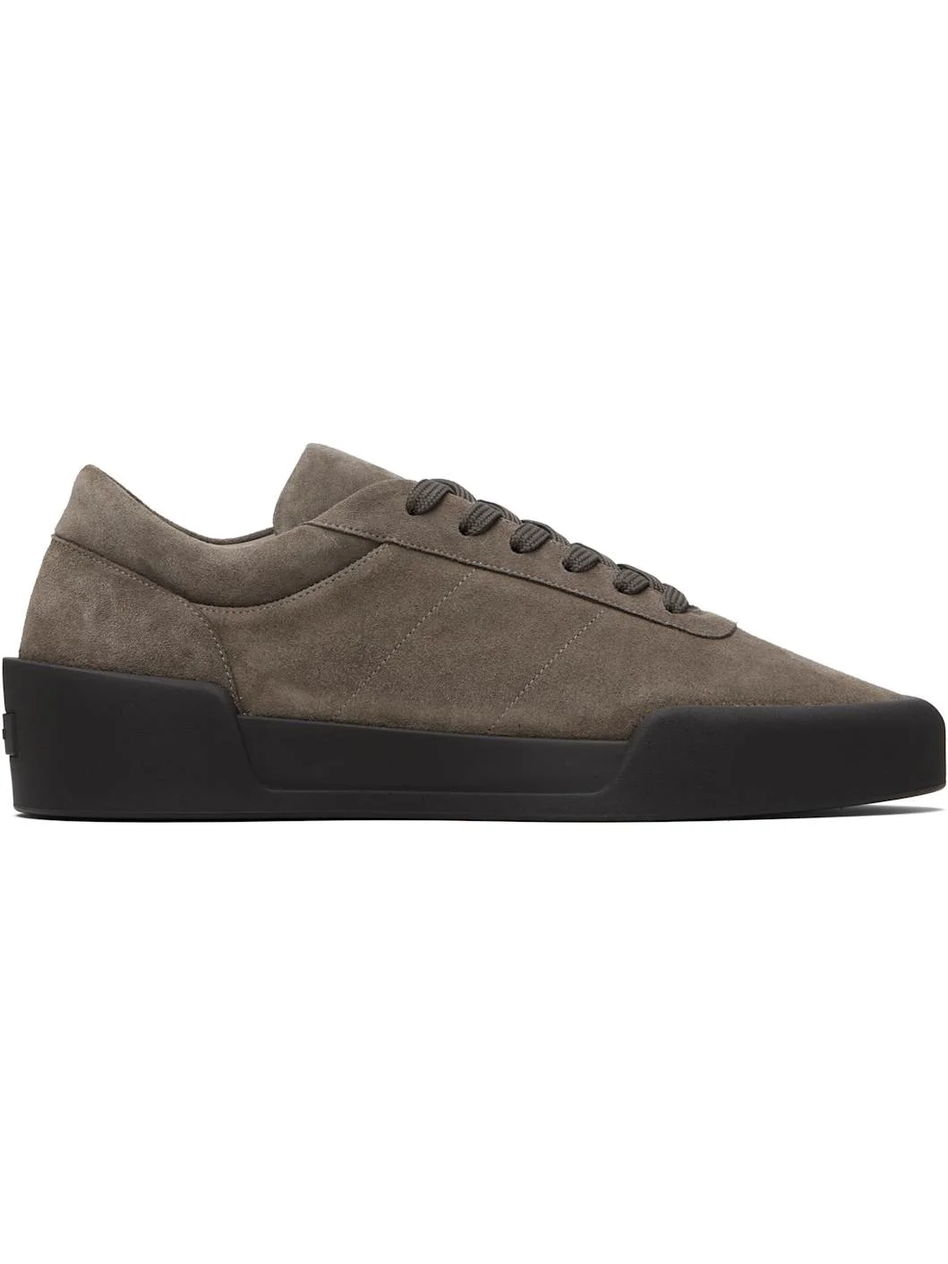 Brown Suede Aerobic Low Sneakers - 1