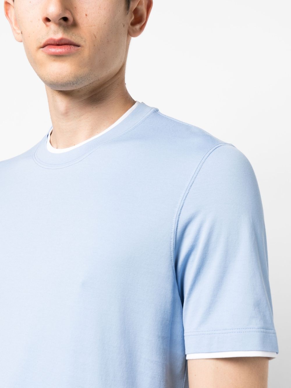crew-neck cotton T-shirt - 5