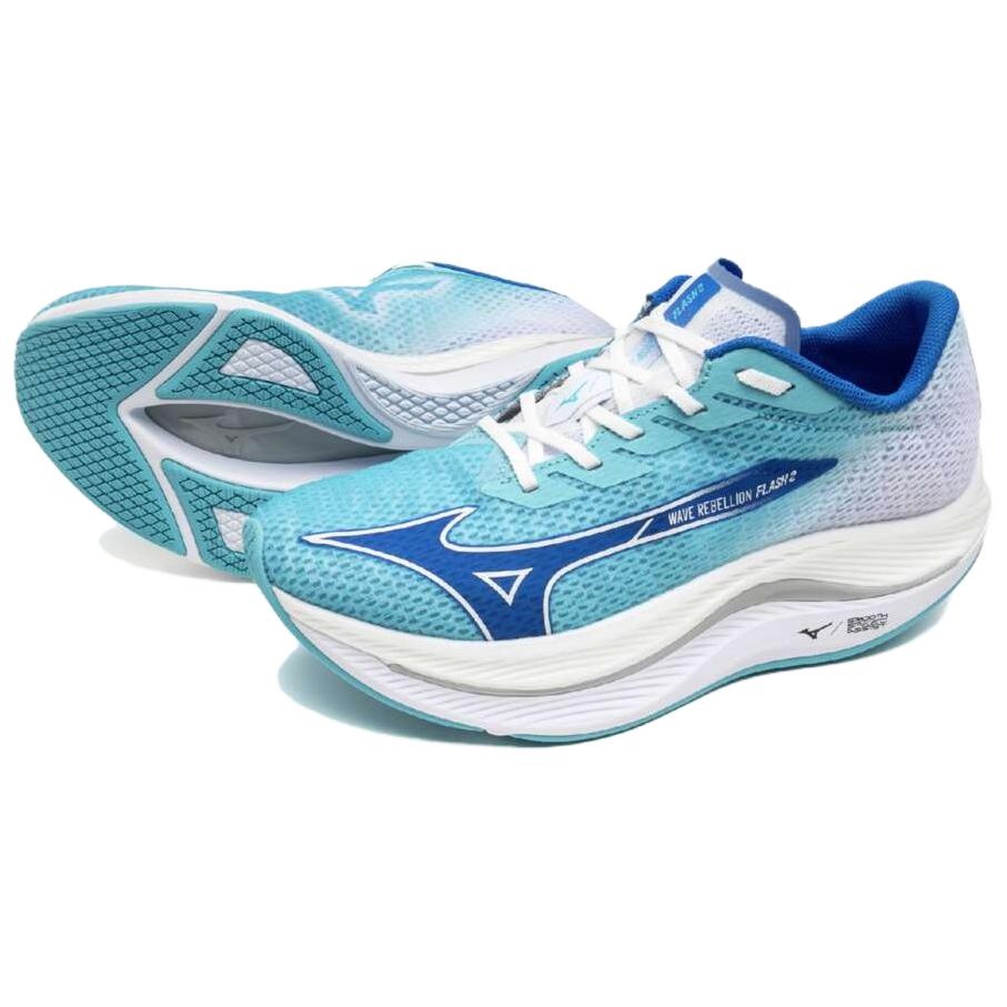 Mizuno Wave Rebellion Flash 2 'Blue White' J1GC243551 - 6