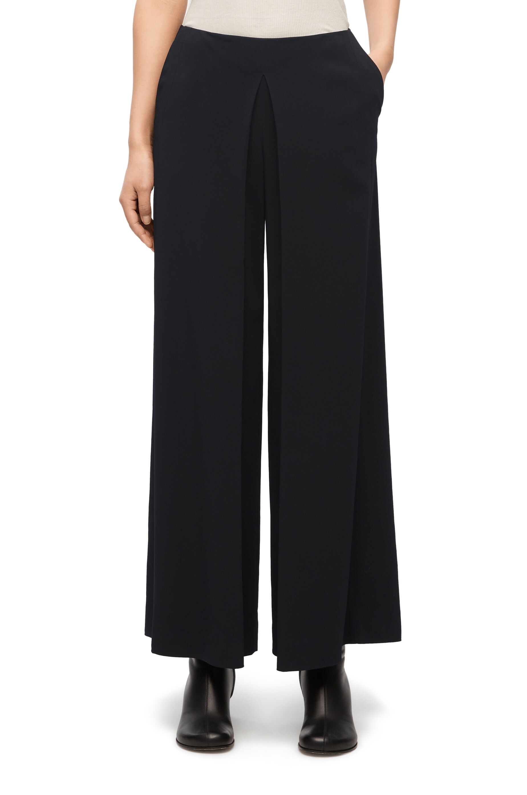Pleated trousers in viscose - 3