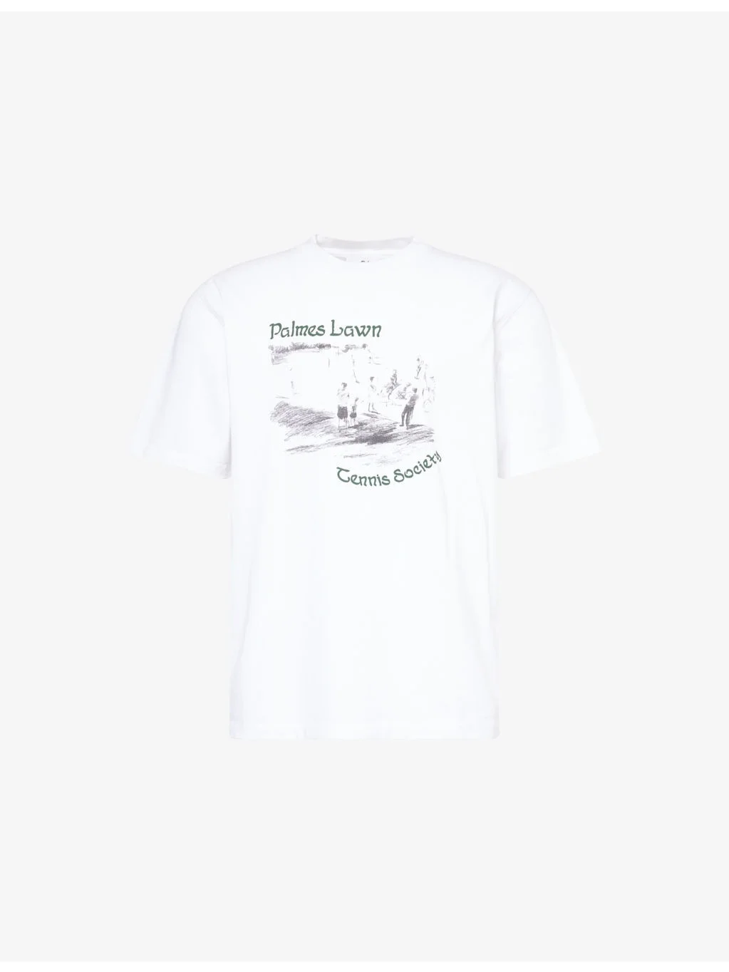 Graphic-Print Relaxed-Fit Cotton T-Shirt - 1