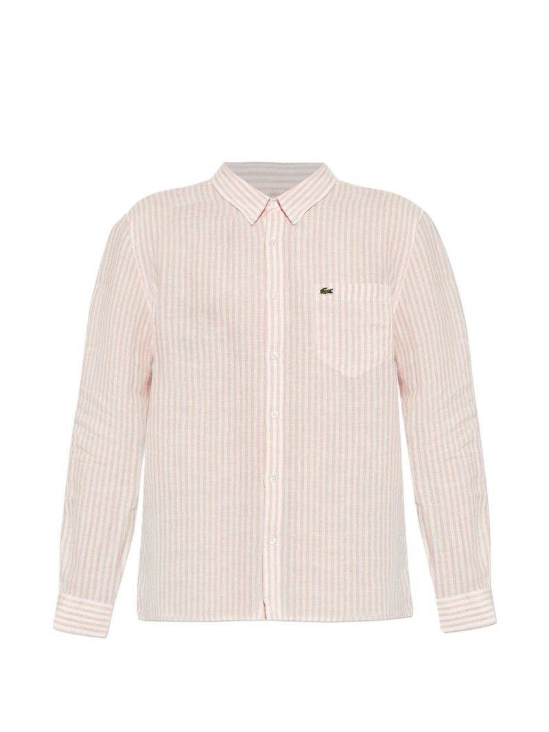 button-down striped shirt 1