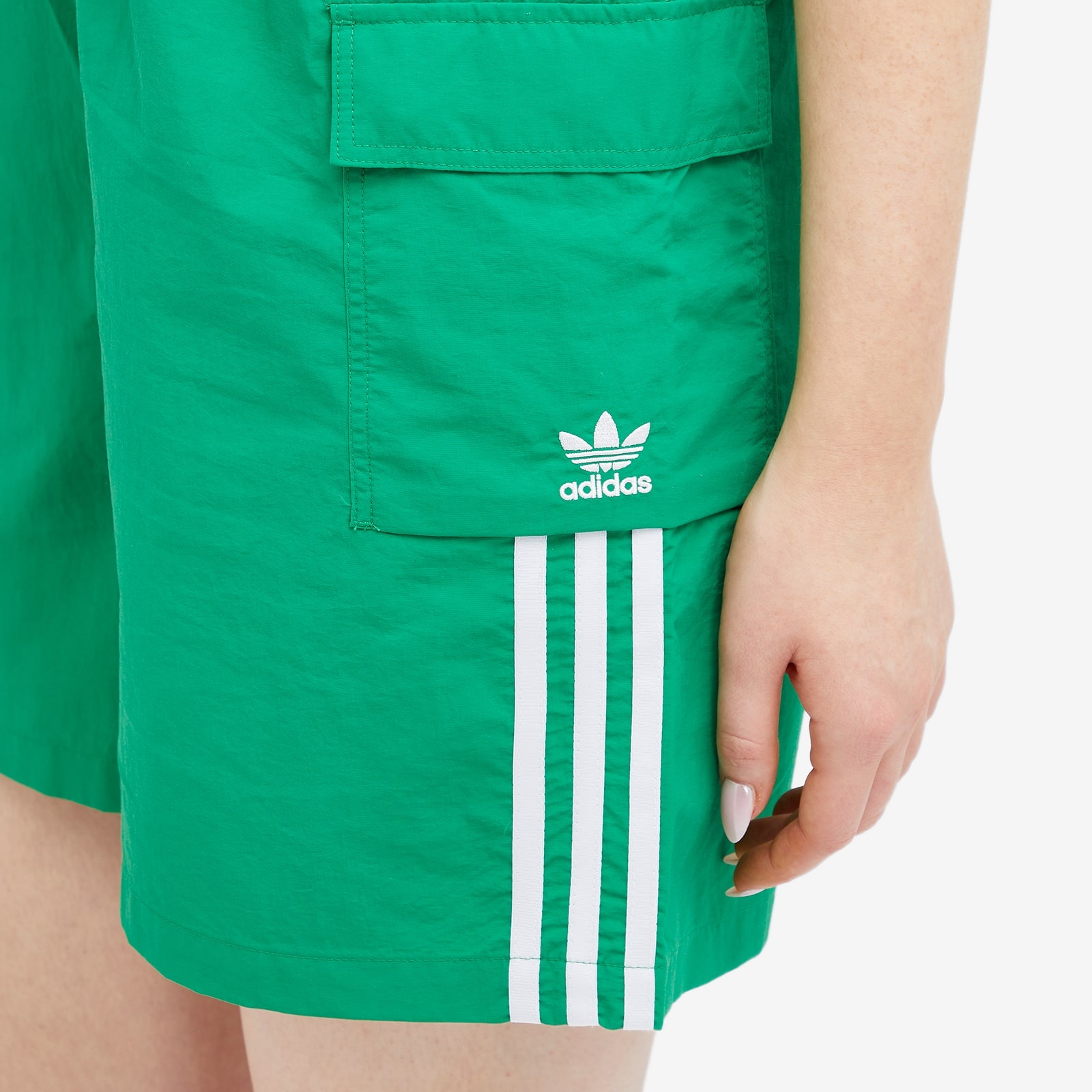 Adidas 3 Stripe Cargo Shorts - 5