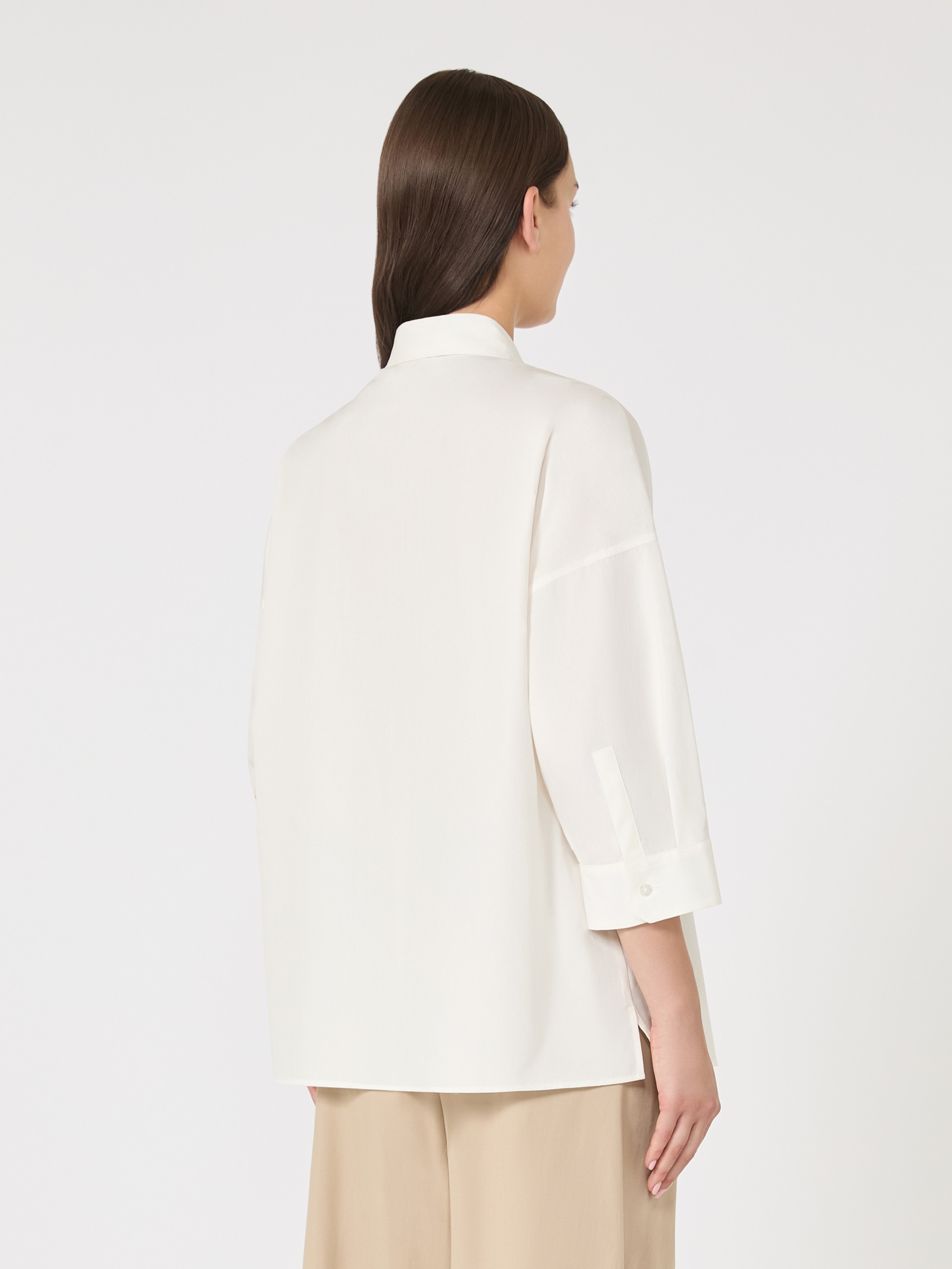 GIRALDA Flared poplin shirt - 4