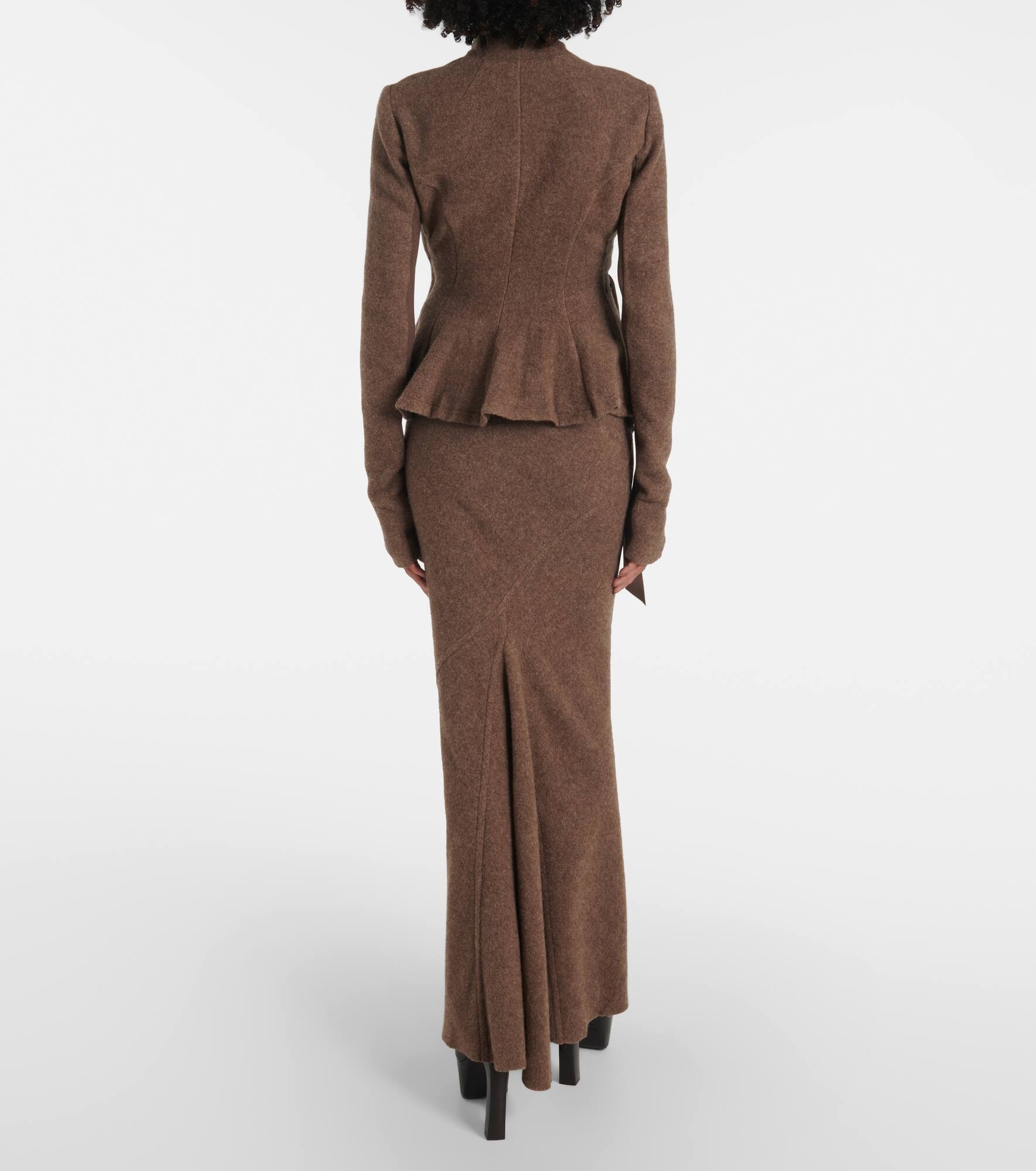 Hollywood wool wrap jacket - 3