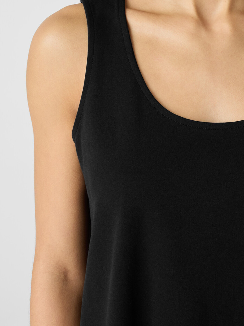 Organic Cotton Interlock U-Neck Sleep Tank 5