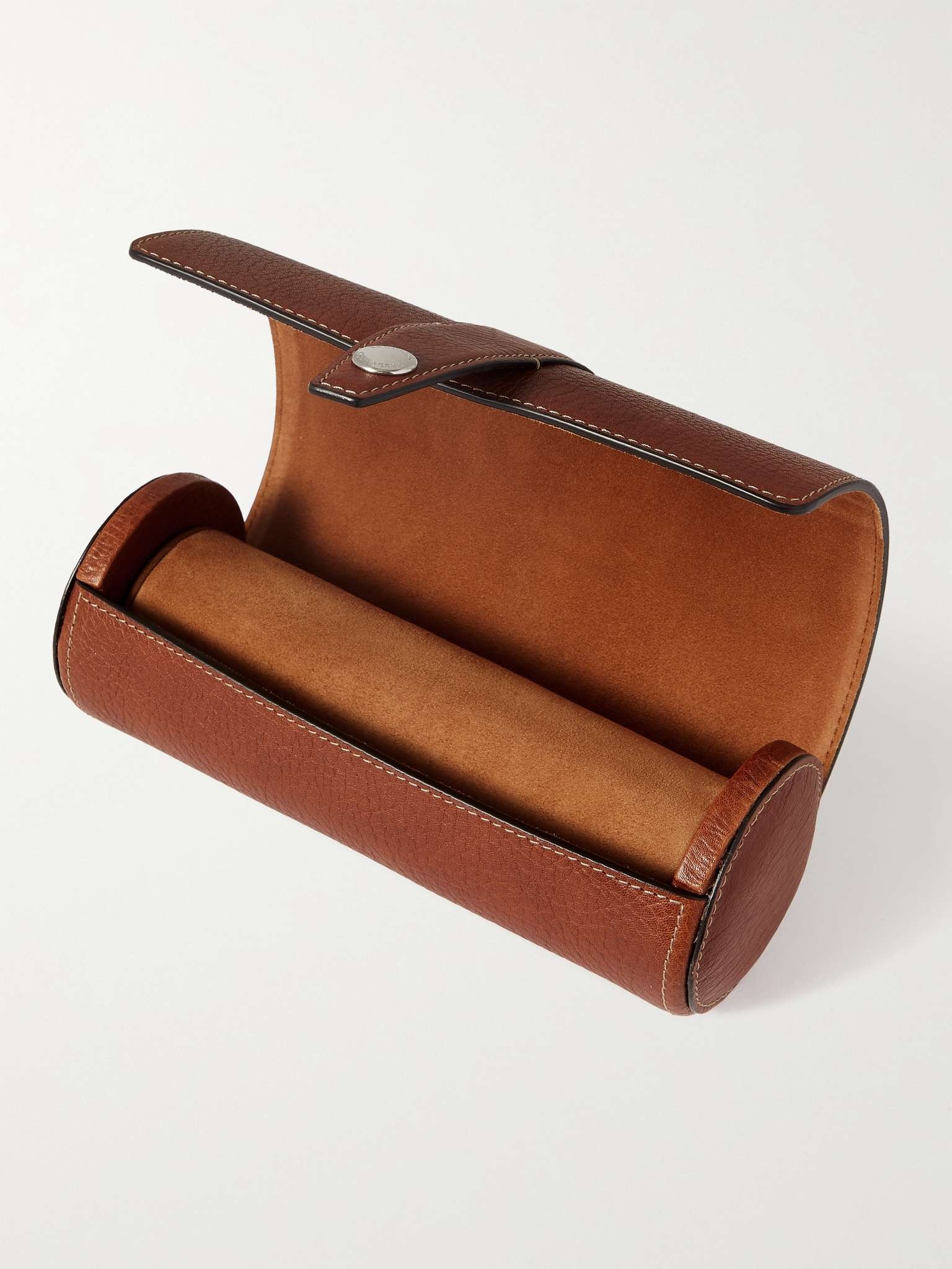 Full-Grain Leather Watch Roll - 3