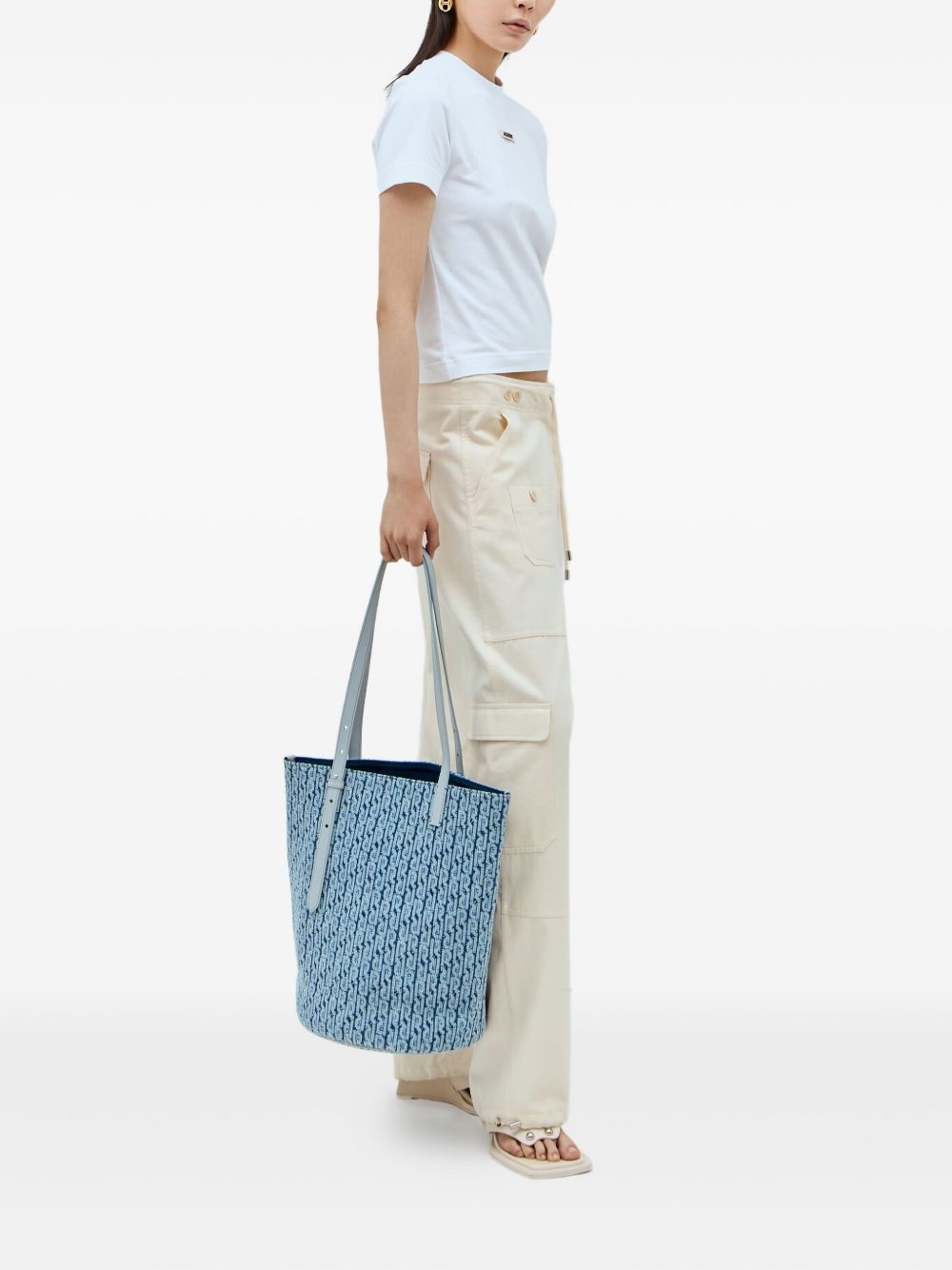 jacquard tote bag - 2