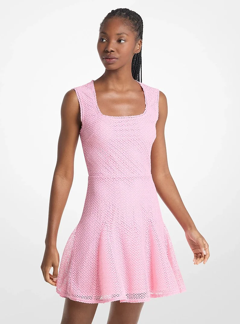 Lace Mini Dress - 1