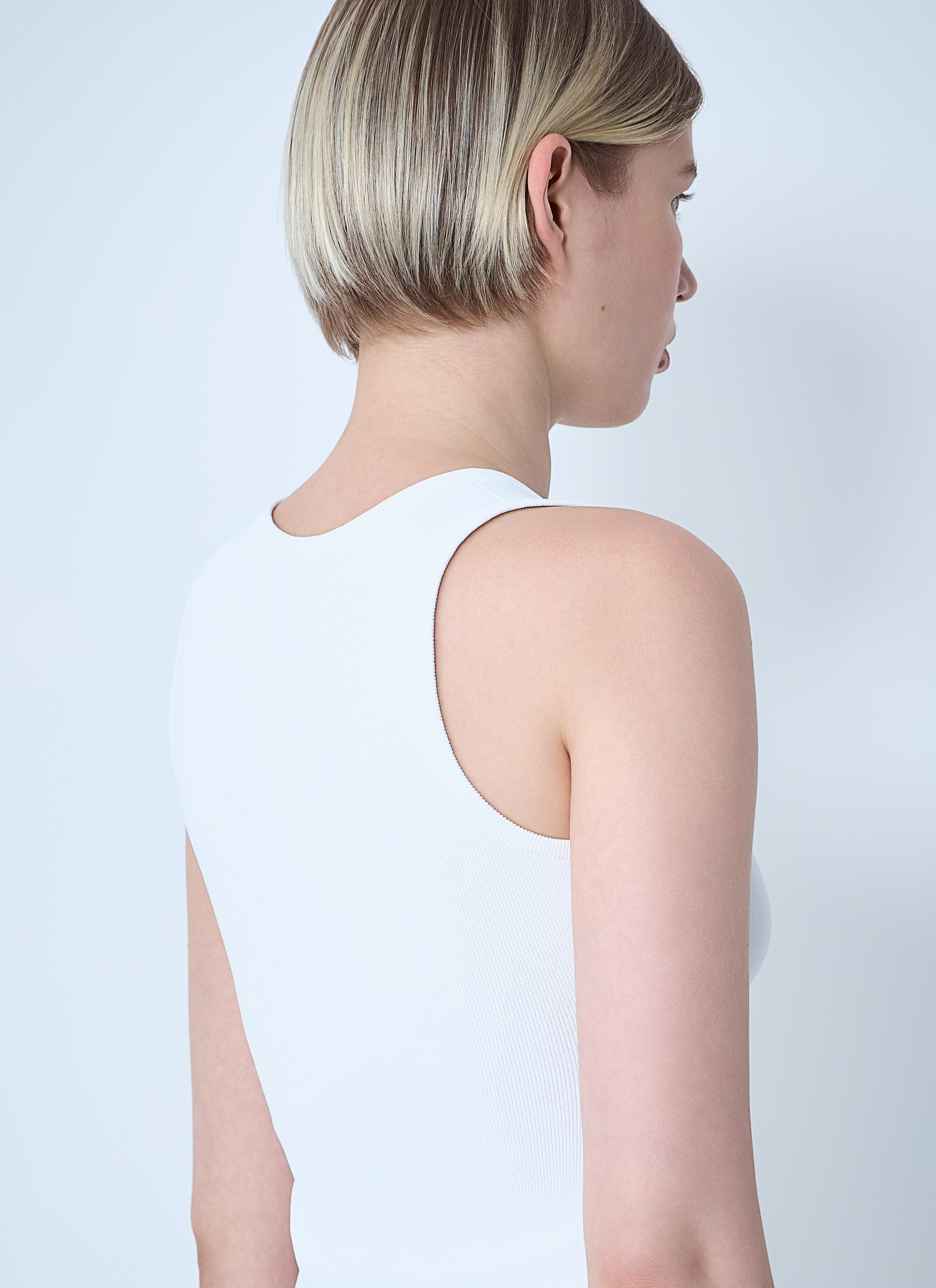 Balenciaga Women Logo Motif Tank Top - 6