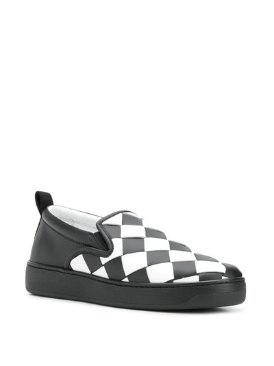 Bottega Veneta maxi weave slip-on sneakers outlook