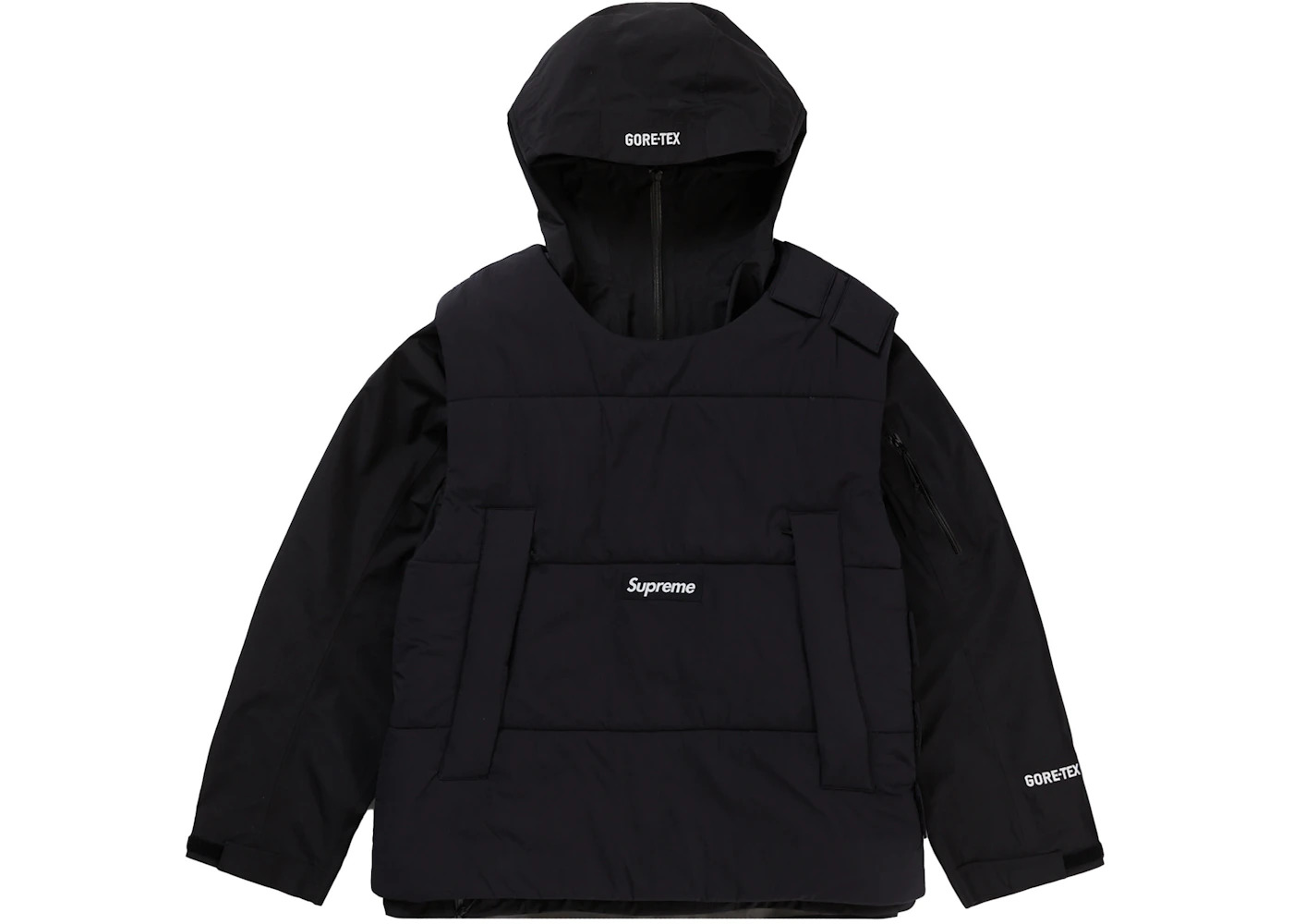 Supreme 2-in-1 GORE-TEX Shell WINDSTOPPER Vest Black - 1